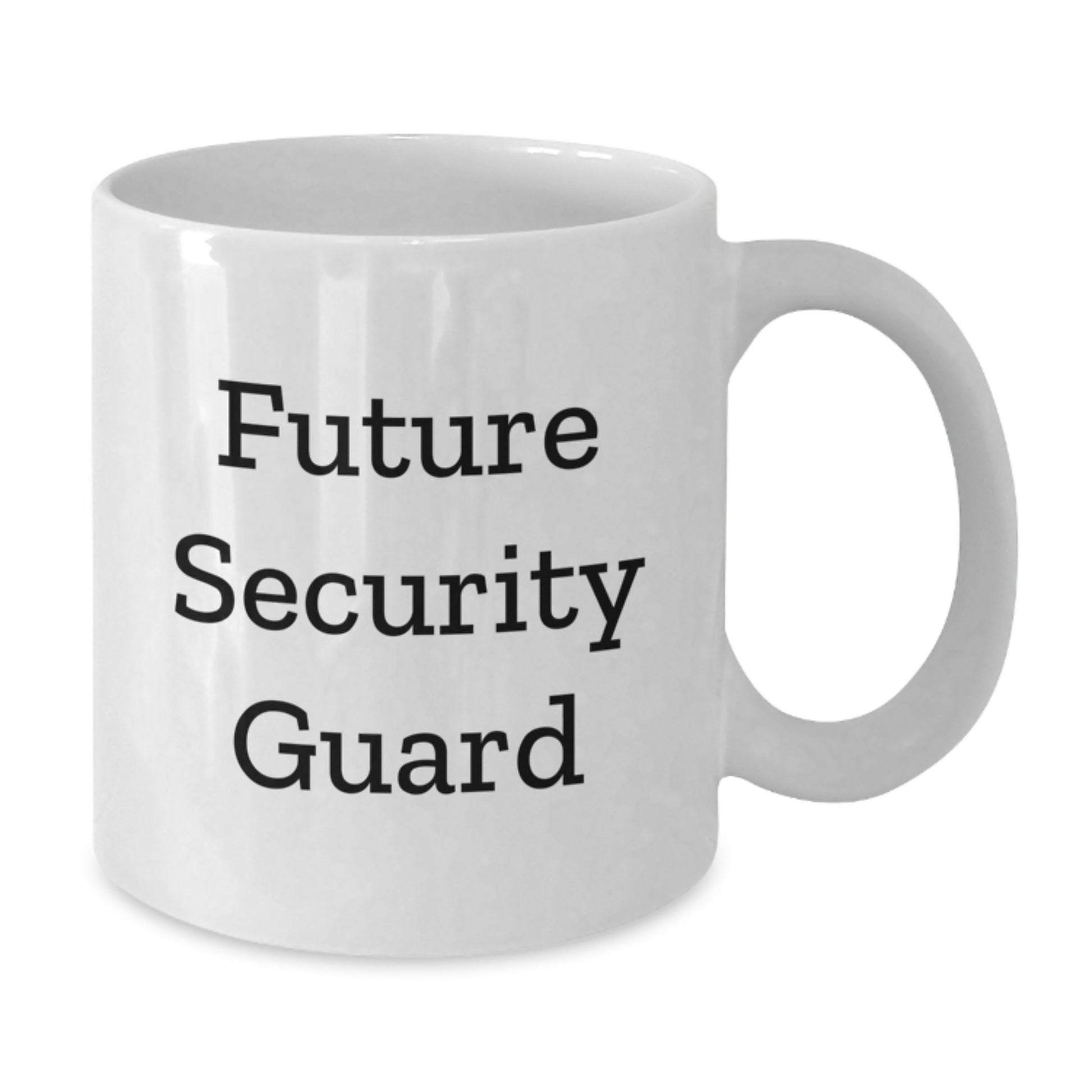 Funny Future Security Guard White Coffee Mugs Gifts for Men from Friends at Christmas Unique Gifts - Additional