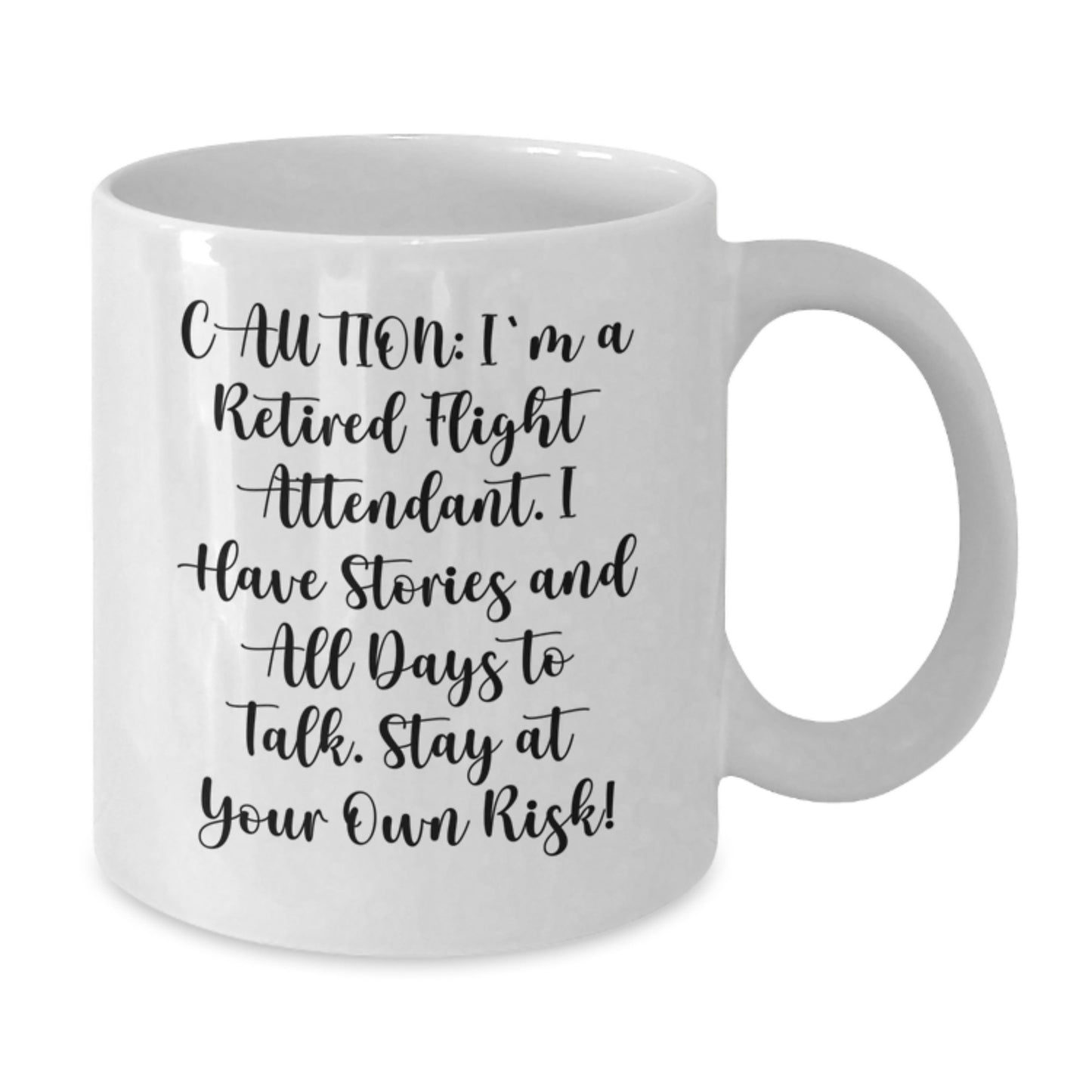 Funny Flight Attendant Gifts from Friends for Christmas Unique Mug - Additional