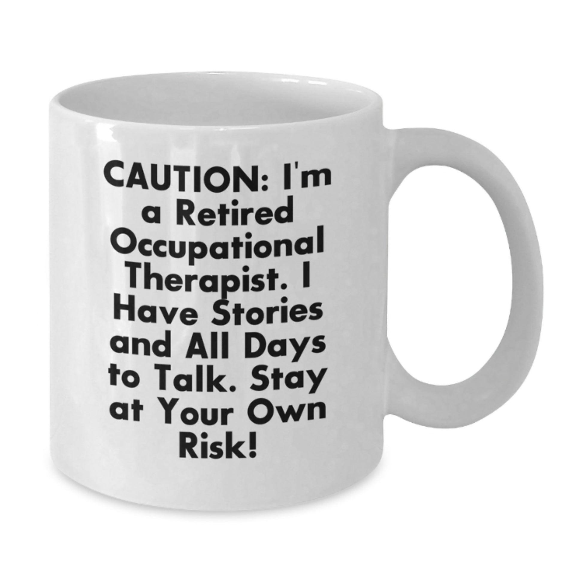 Funny Occupational Therapist Gift, White Coffee Mug, Christmas Unique Gifts for Occupational Therapist Friends - Additional