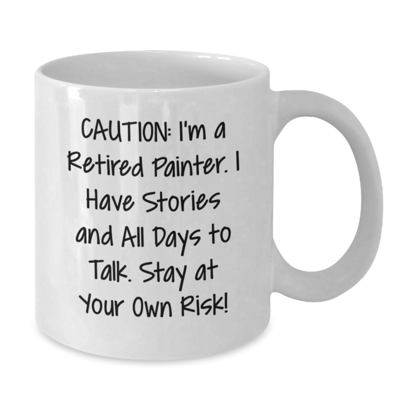 Funny Painter Quotes White Coffee Mugs Gifts from Men to Painter Friends, Unique Christmas Unique Gifts for Painter Coworkers - Additional