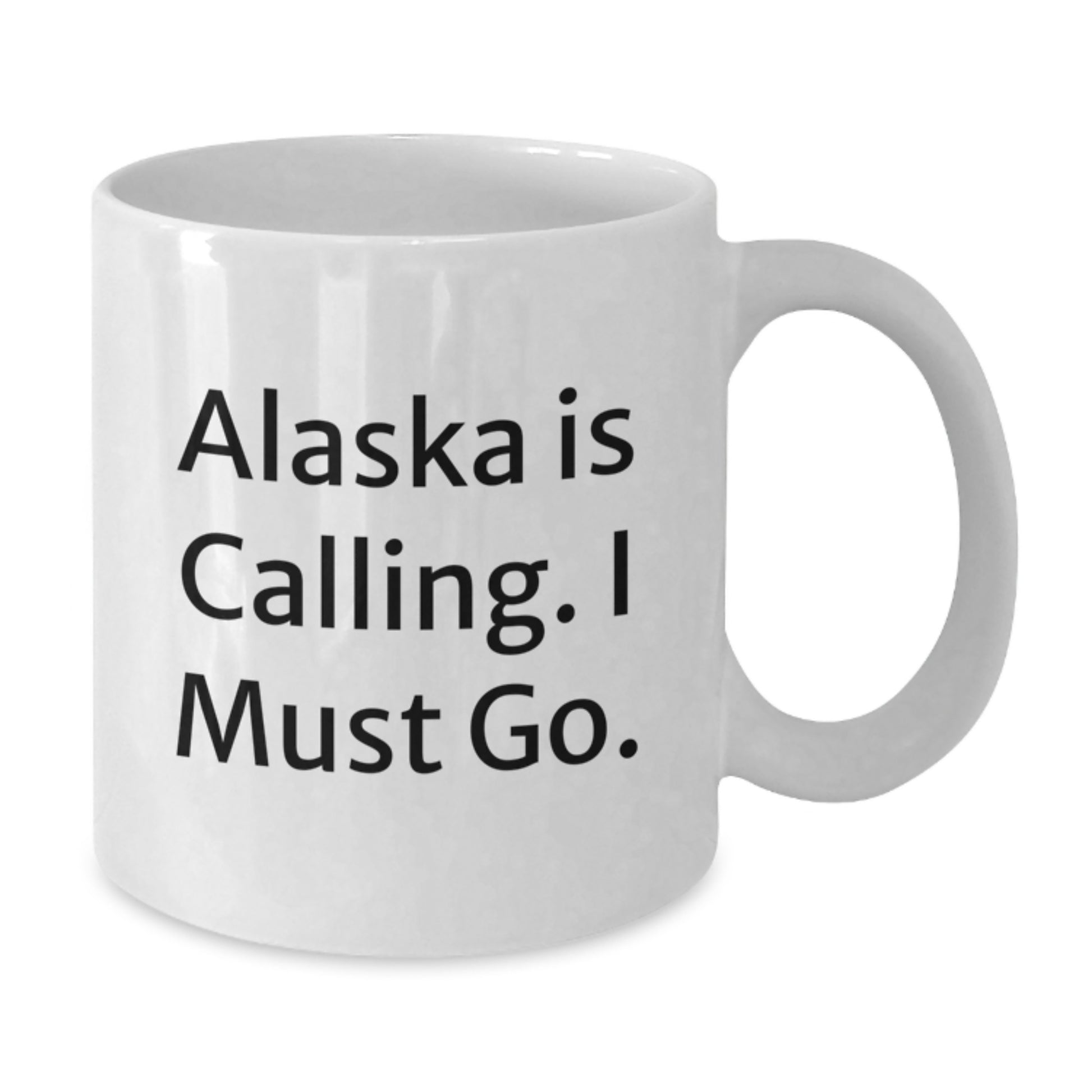 Funny Alaska White Coffee Mug Gifts for Alaska Lovers, Unique Christmas Unique Gifts from Friends, White Ceramic Coffee Mugs for Men, Women, Family - Additional