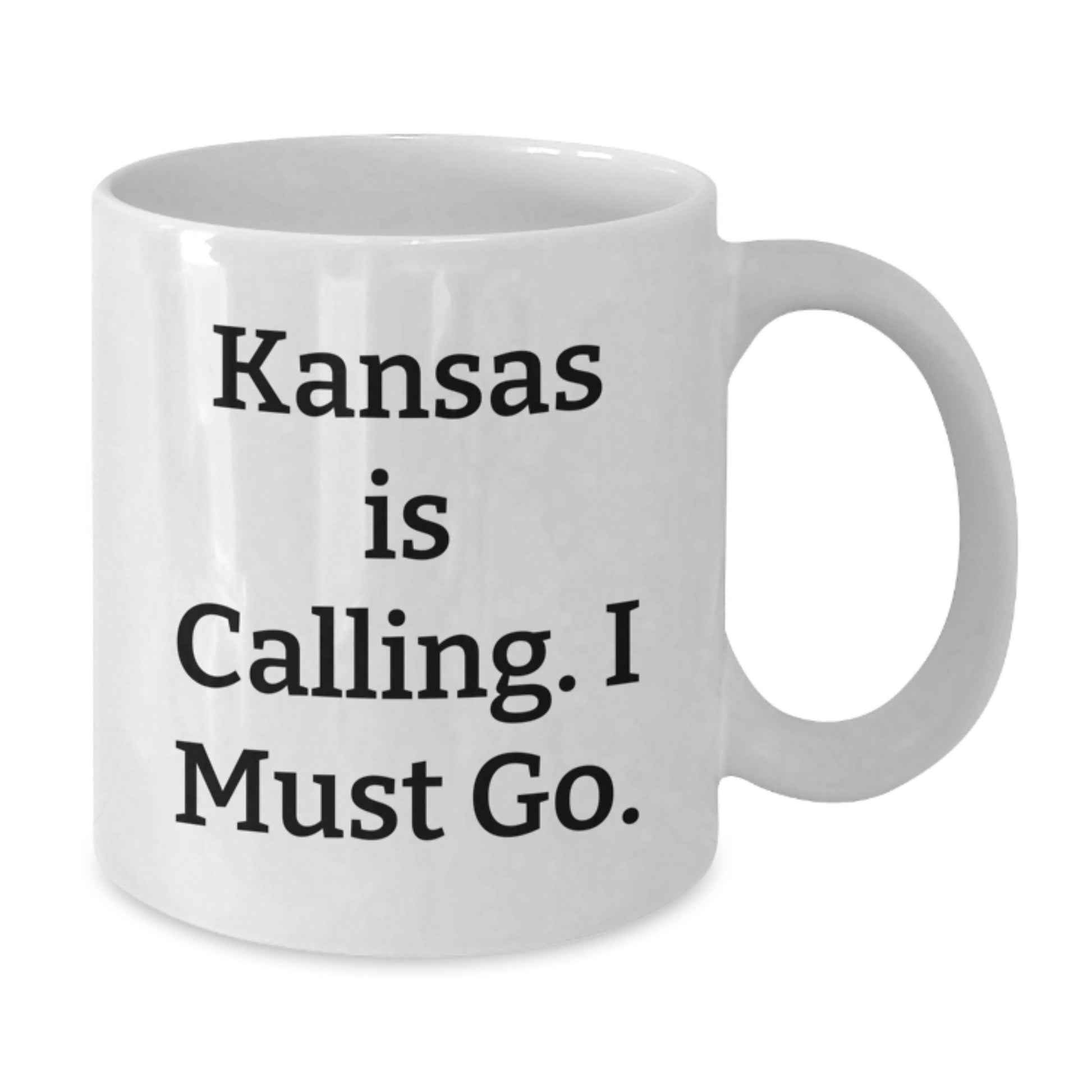 Funny White Coffee Mugs for Kansas Lovers - Gifts from Friends to Family, Inspirational Quote for Christmas - Additional