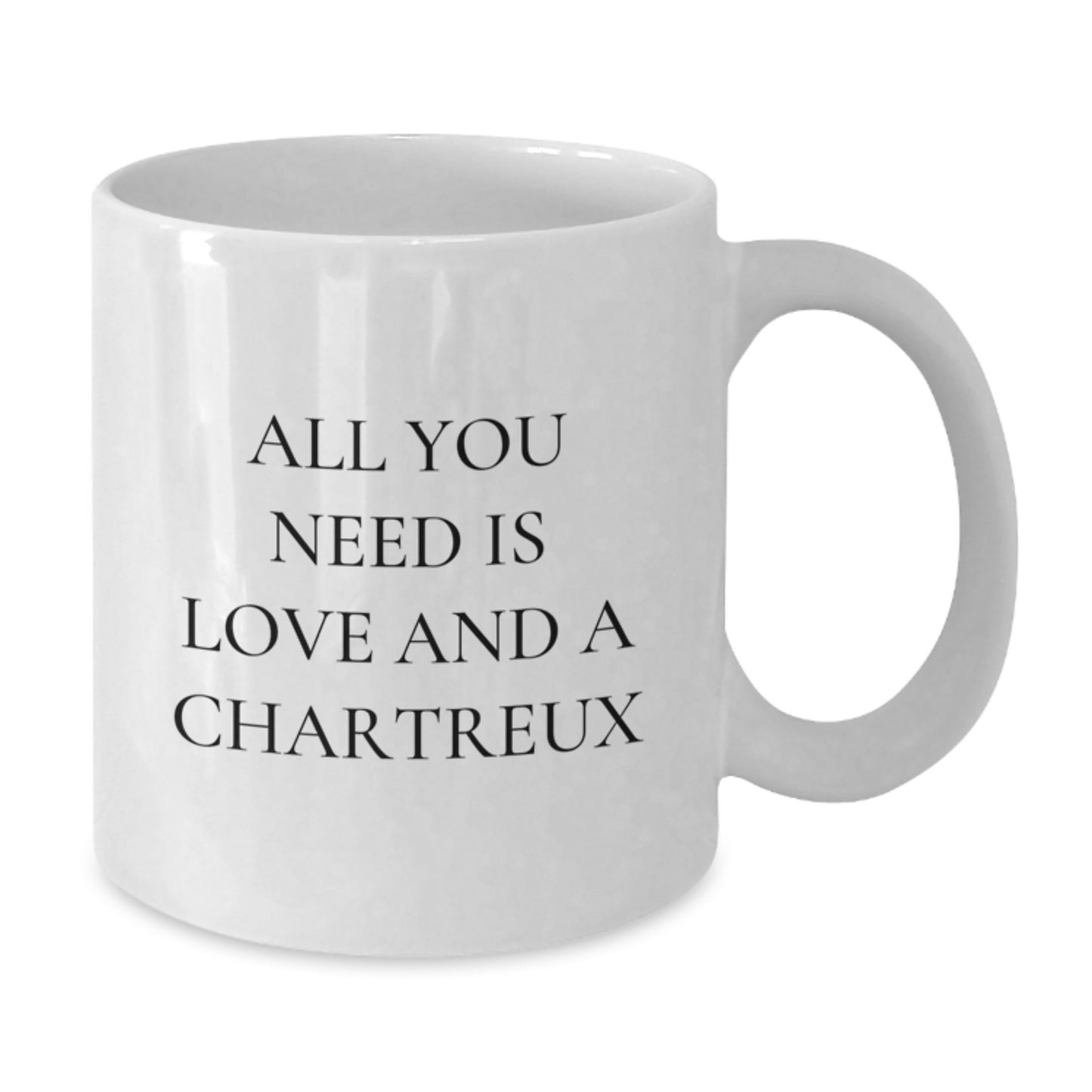 Chartreux Cat Lovers' Gift, White Coffee Mug, All You Need Is Love, Birthday Unique Gifts from Friends - Additional
