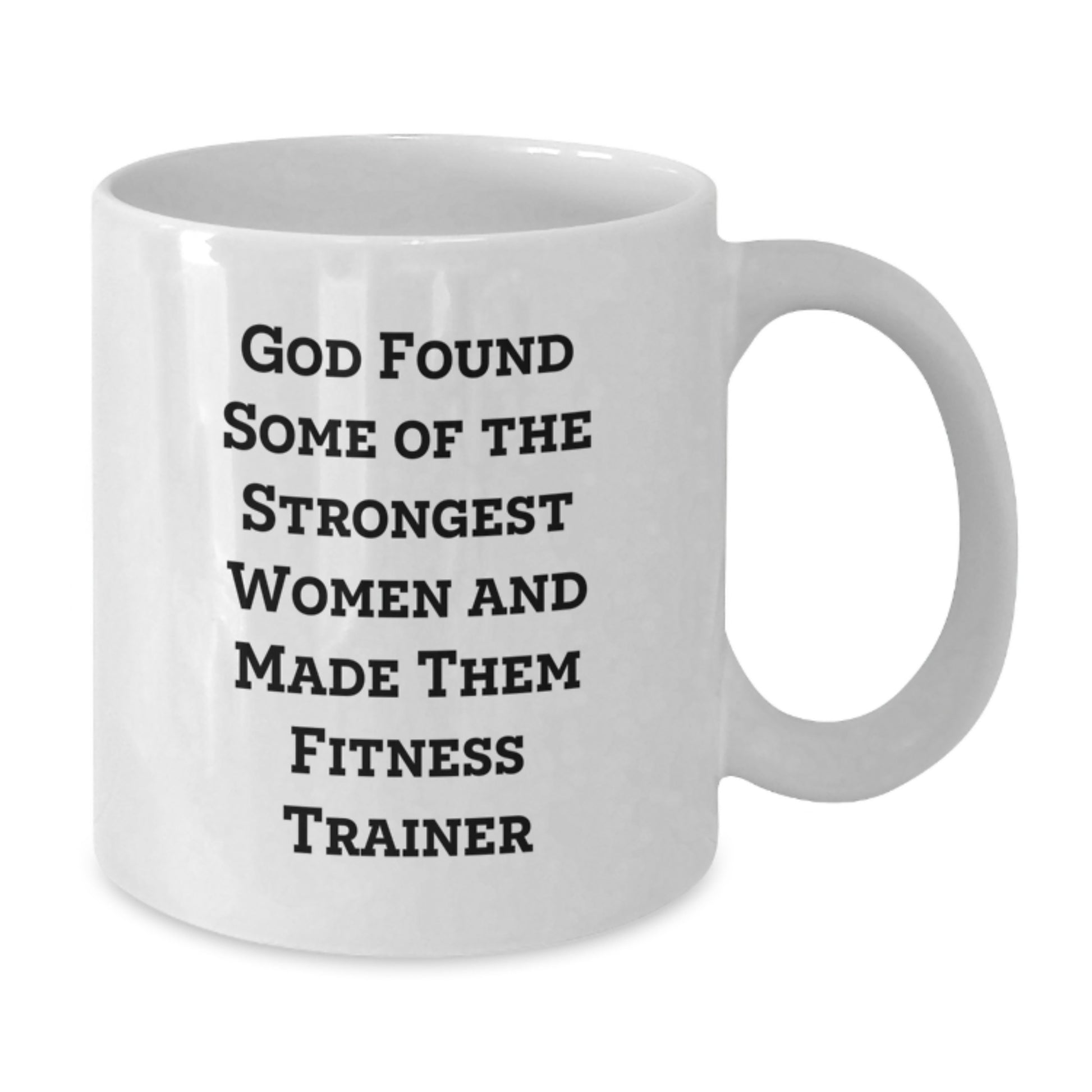 Funny Fitness Trainer Gifts from Men to Women Friends for Christmas Unique White Coffee Mug - Additional