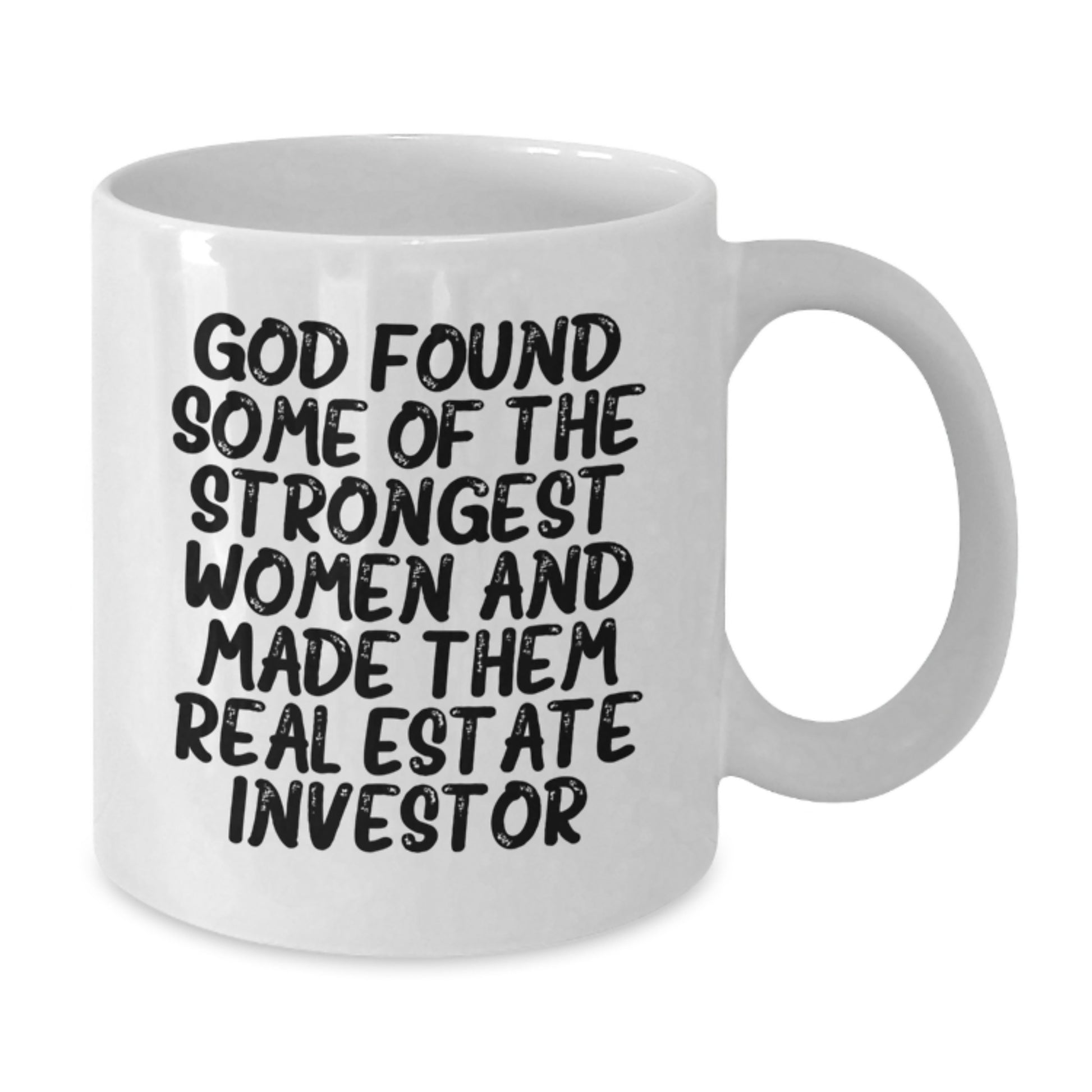 Funny Inspirational Gifts for Real Estate Investor Women, White Ceramic Coffee Mug, Christmas Unique Gifts from Men to Women - Additional