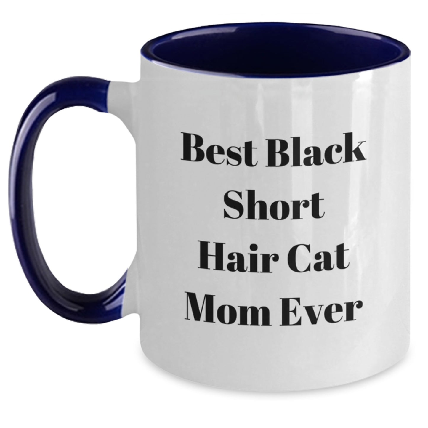 Funny Black Short Hair Cat Mom Gifts from Men to Friends for Birthday Unique Gifts - Main