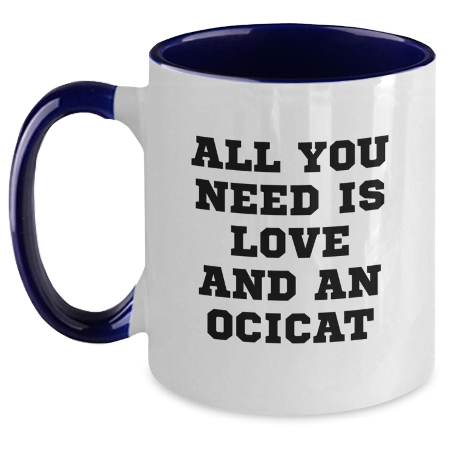 Ocicat Two Tone Coffee Mugs Funny Quote Gifts from Friends for Christmas Morning - Main