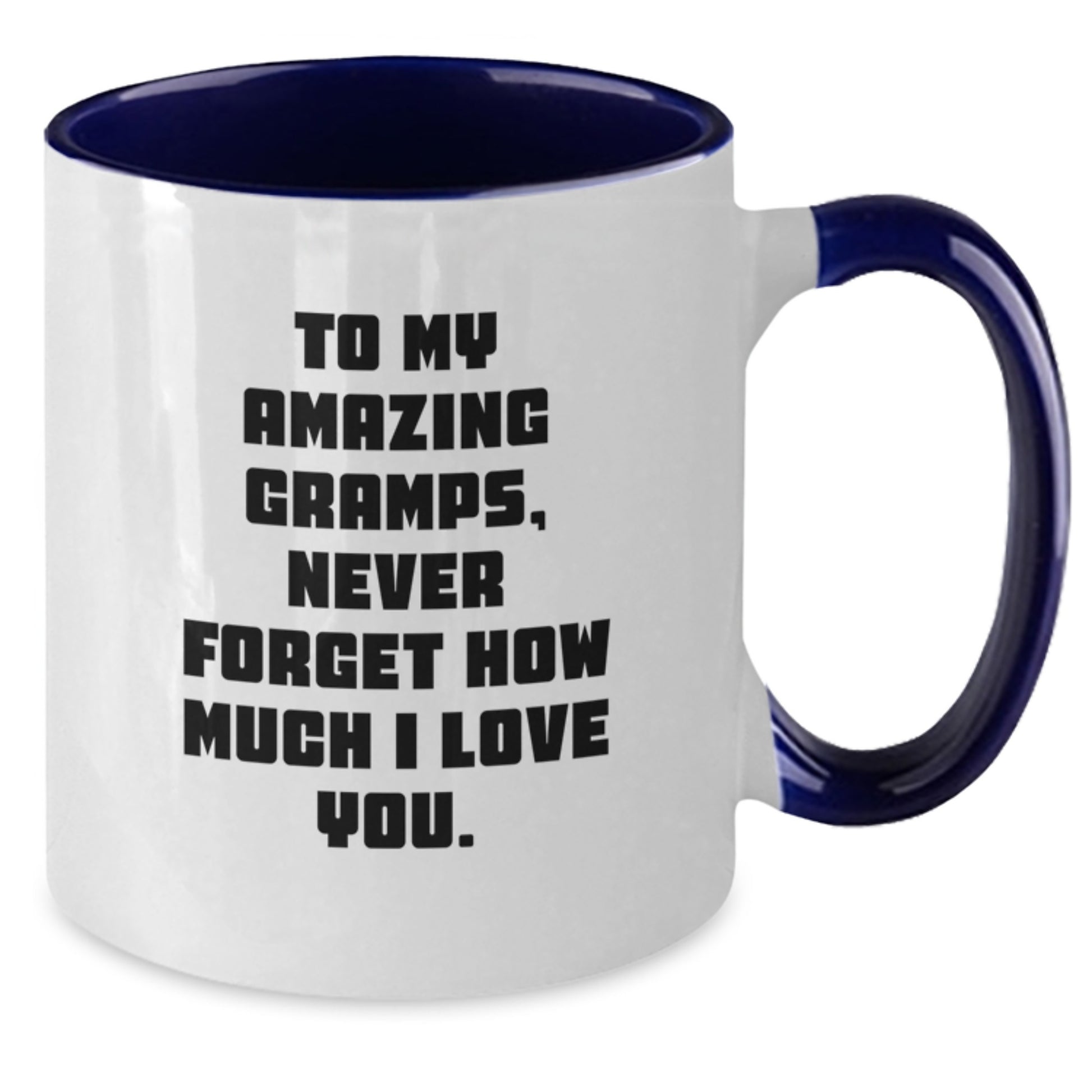 Funny Gramps Gifts from Family, Unique Two Tone Coffee Mugs for Gramps, Christmas Inspiration for Him - Additional