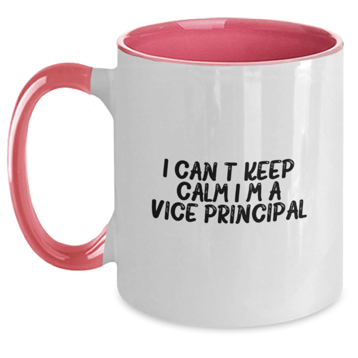 Funny Vice-principal Gifts from Friends - I Can't Keep Calm Two Tone Coffee Mugs for Vice-principal at Christmas - Main