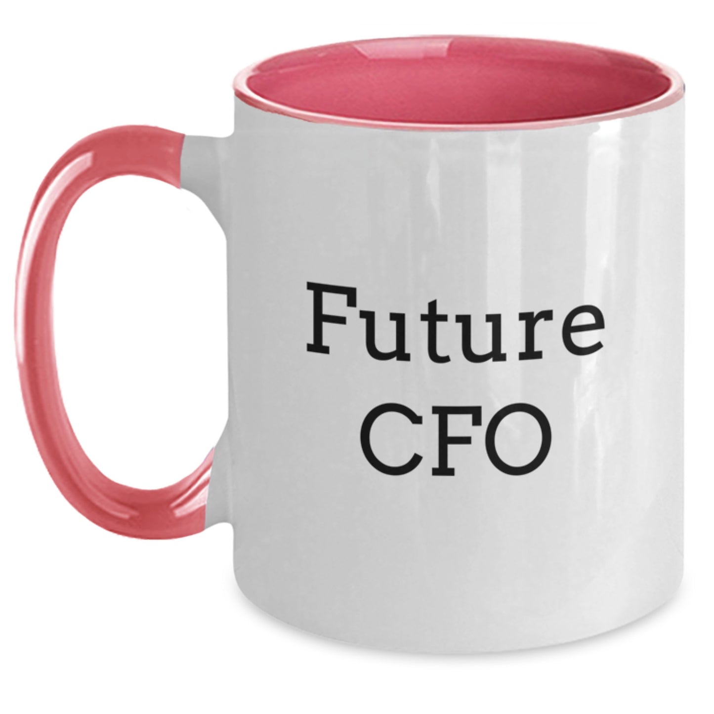 Funny CFO Quote Gifts from Friends for Future CFO Birthday Unique Two Tone Coffee Mugs - Main