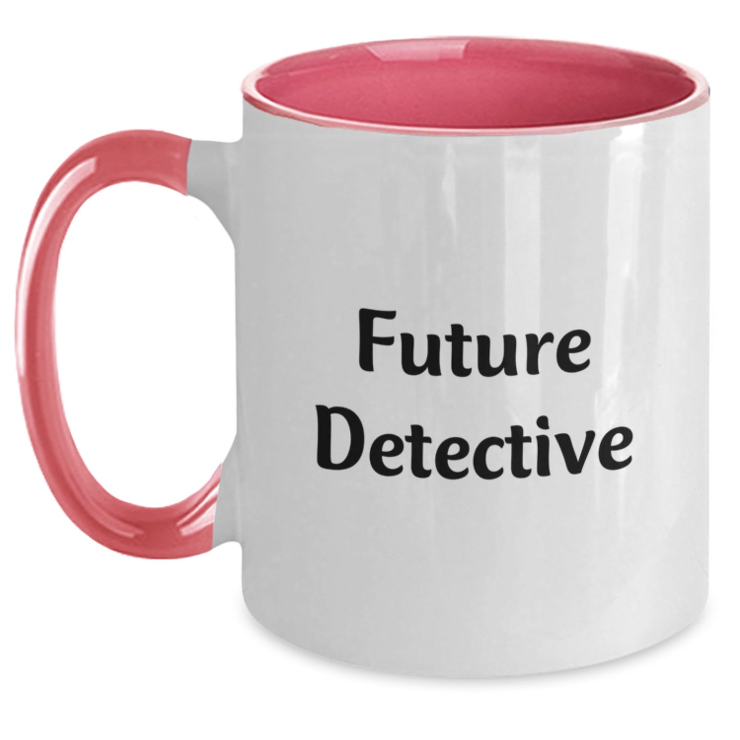 Funny Future Detective Gifts from Friends for Birthday - Two Tone Coffee Mug - Main