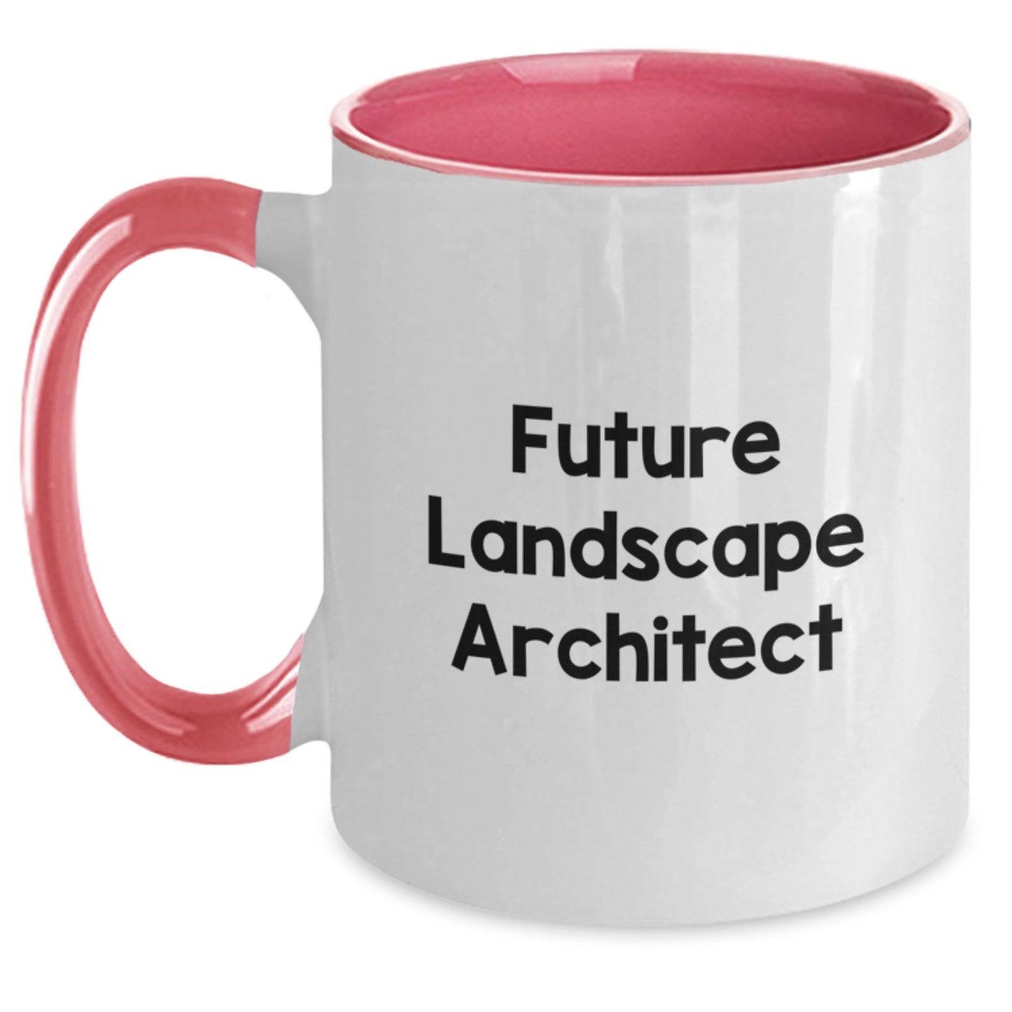Funny Landscape Architect Gifts for Men, Two Tone Coffee Mug with Inspirational Quote Future Landscape Architect, Unique Christmas Memorable Presents from Friends - Main