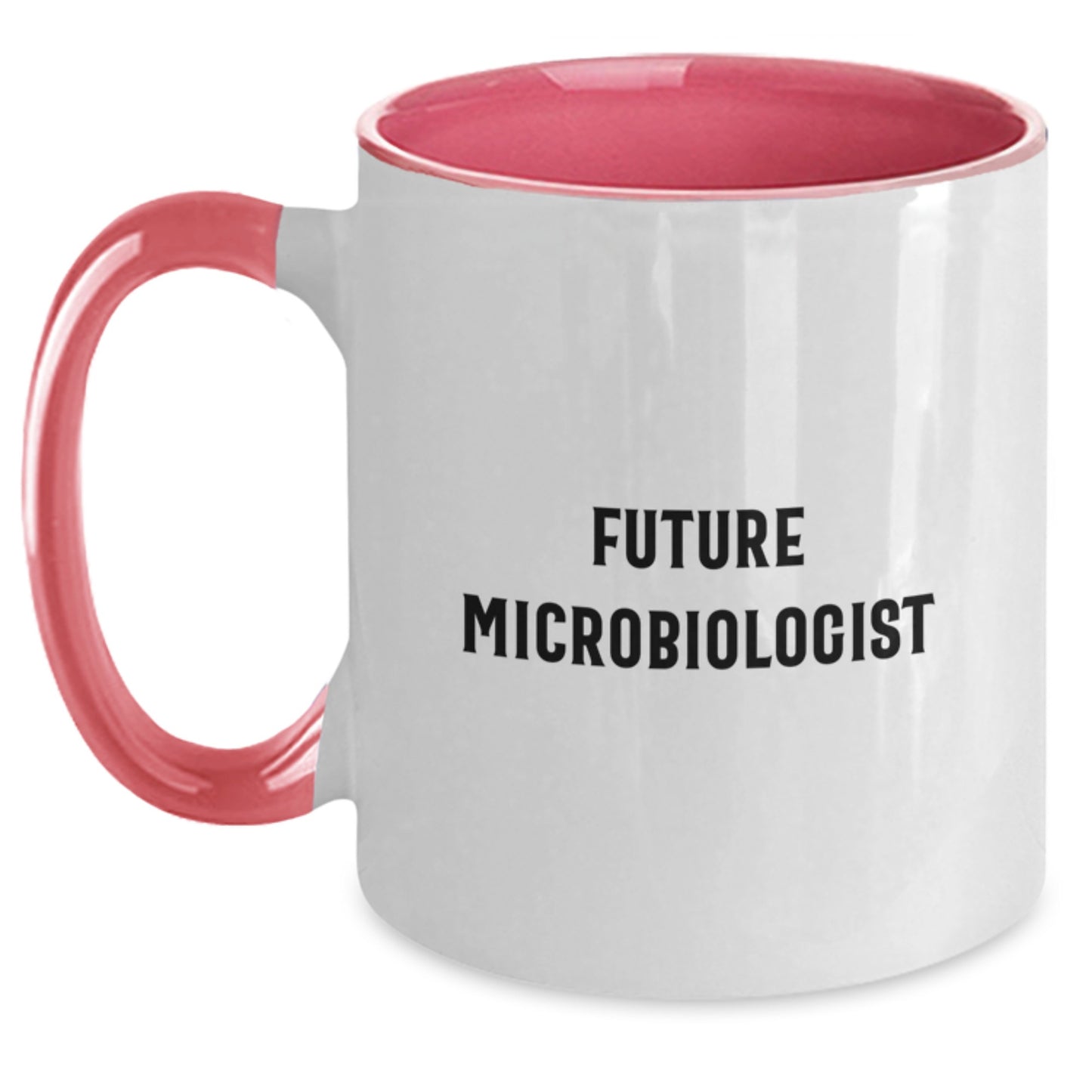 Funny Microbiologist Gifts for Men from Friends - Two Tone Coffee Mug, Future Microbiologist Quote, Birthday Unique Gifts for Him, Gifts from Friends, Microbiologist Gifts for Men - Main