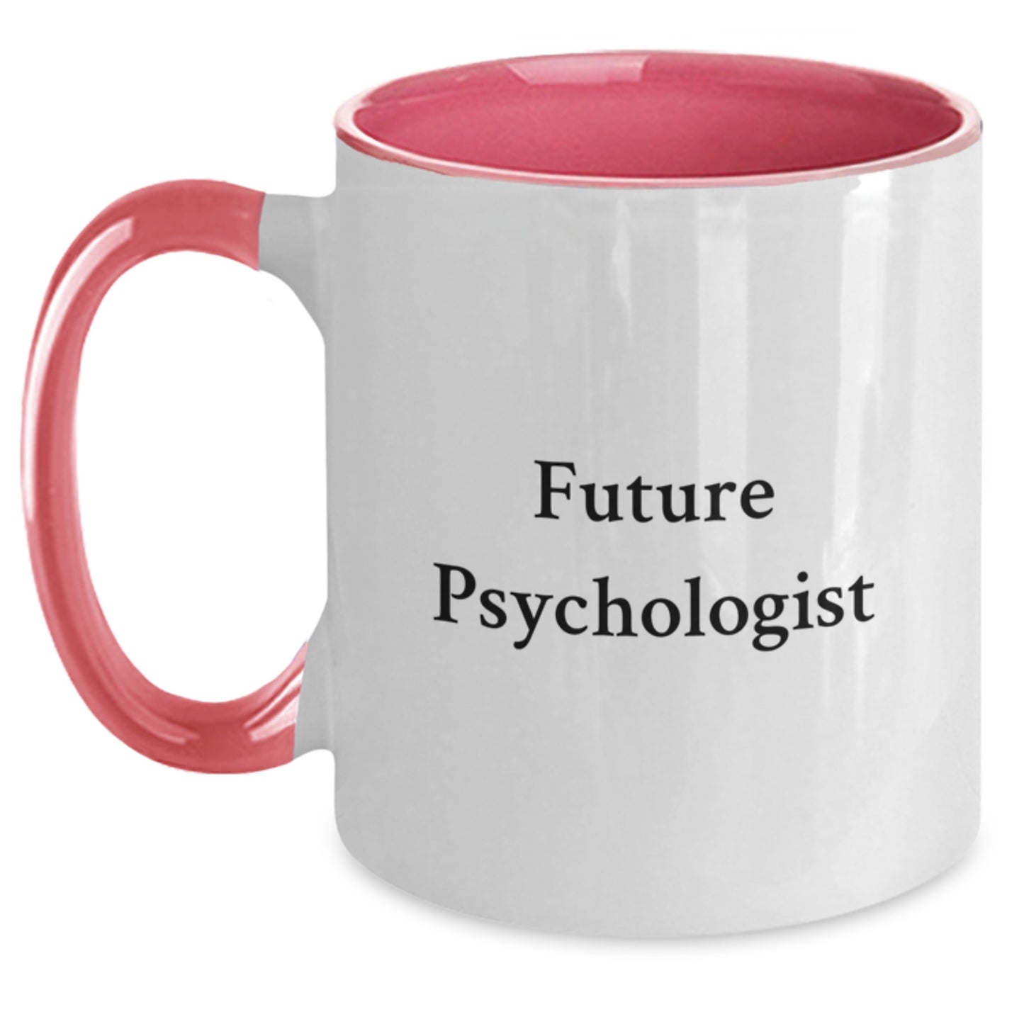 Funny Psychologist Gifts from Friends for Women - Future Psychologist Quote, Two Tone Coffee Mug, Christmas Unique Gifts, Black and White - Main
