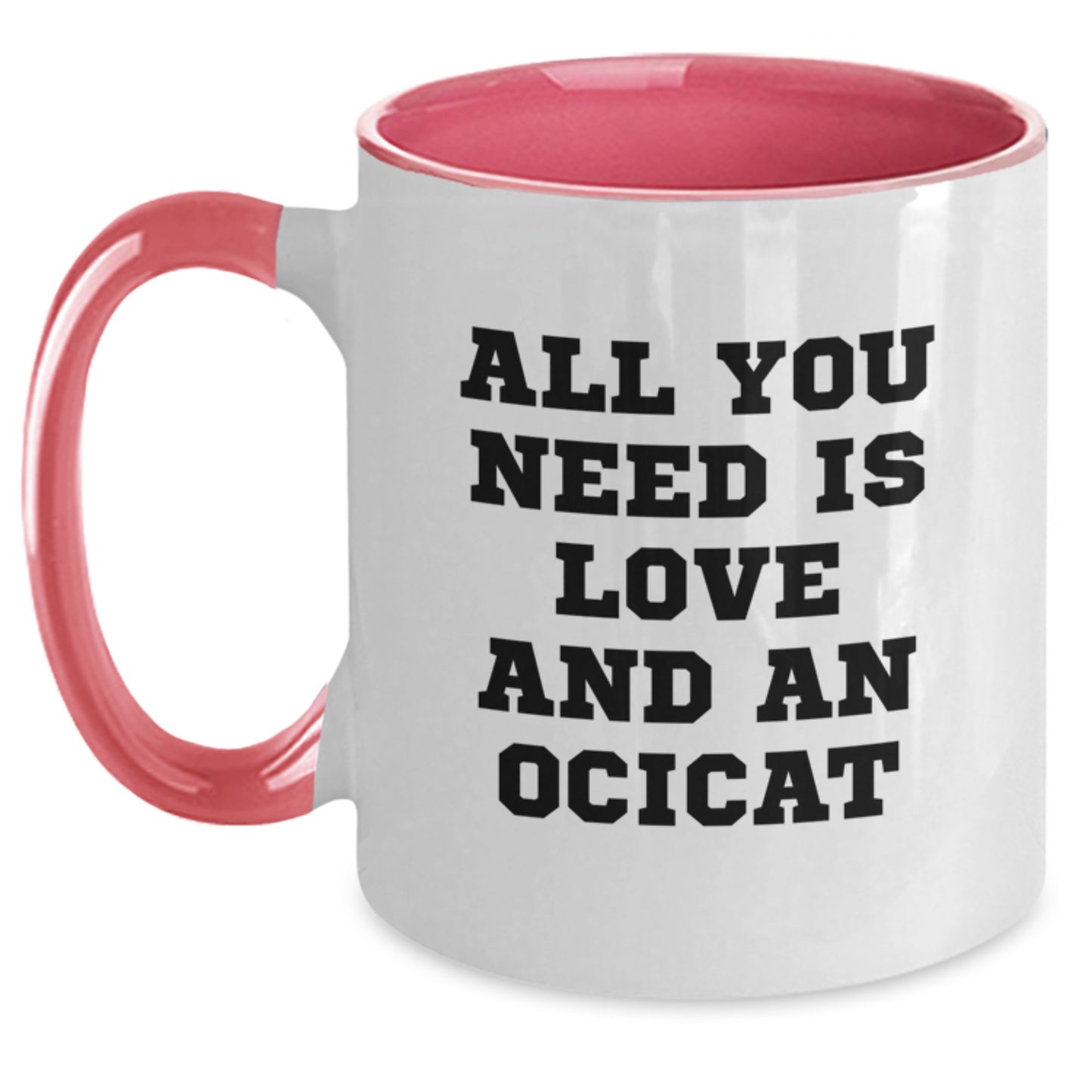 Ocicat Two Tone Coffee Mugs Funny Quote Gifts from Friends for Christmas Morning - Main
