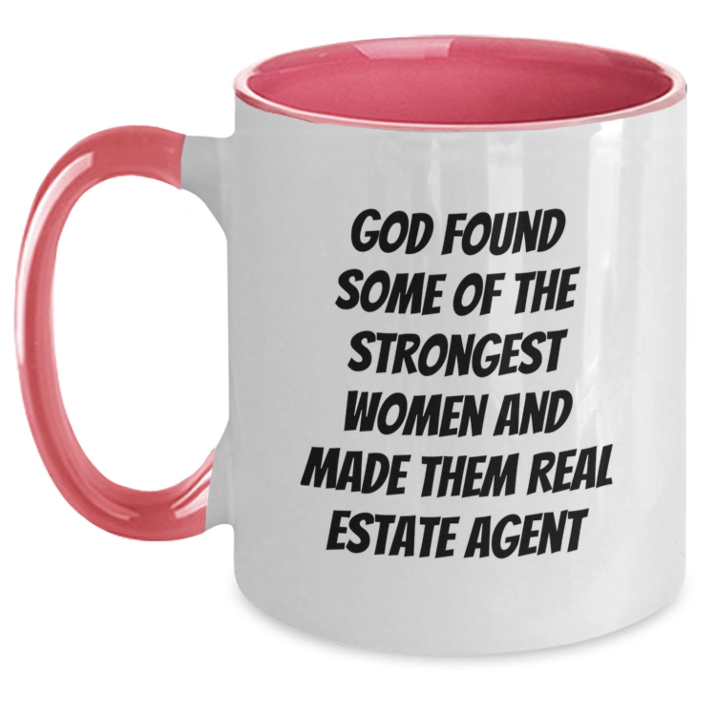 Funny Gifts from Women for Real Estate Agent Friends - Two Tone Coffee Mug with Real Estate Quote - Main