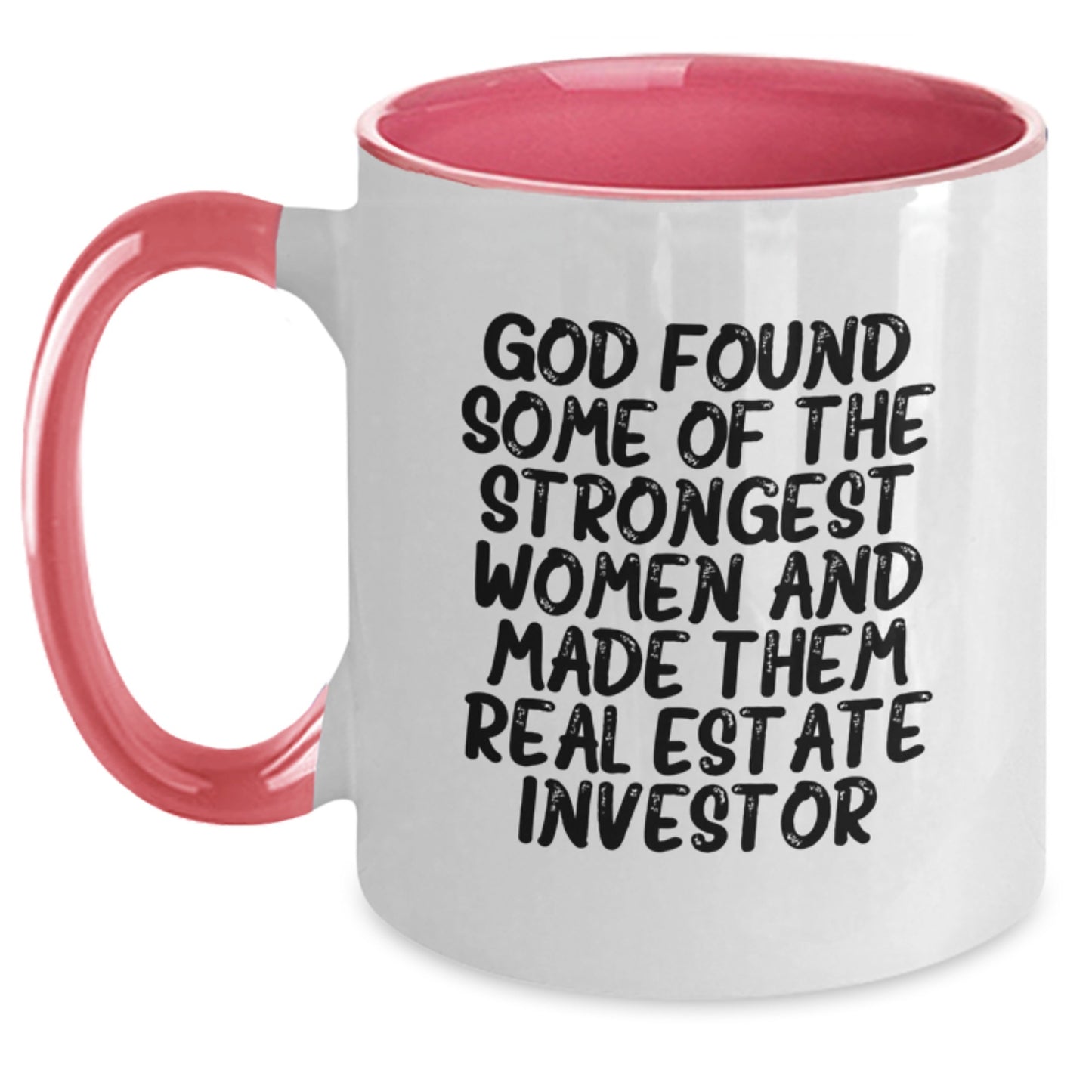 Funny Real Estate Investor Gifts for Women - Inspirational Mug, Two Tone Coffee Mug with Quote - Gifts from Friends, Family to Real Estate Investor, Women, Christmas Unique Gifts - Main