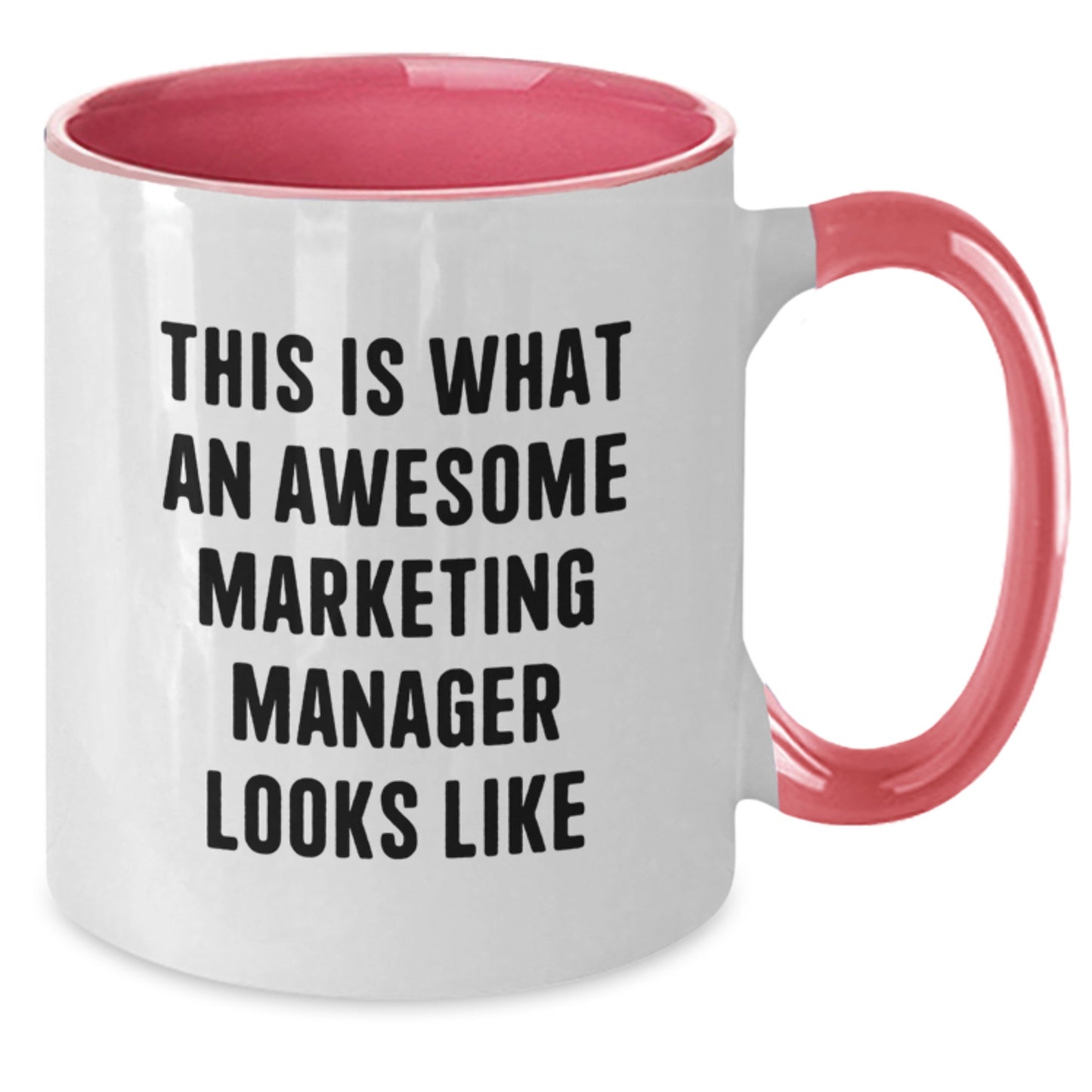Funny Marketing Manager Gifts from Friends - This Is What An Awesome Marketing Manager Looks Like, Two Tone Coffee Mug for Birthday, Marketing Manager Appreciation - Additional
