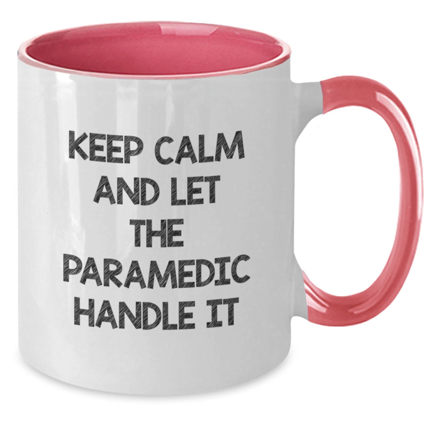 Funny Rescue Worker Gifts from Friends - Keep Calm And Let The Rescue Worker Handle It Christmas Unique Mugs for Rescue Worker Men - Additional