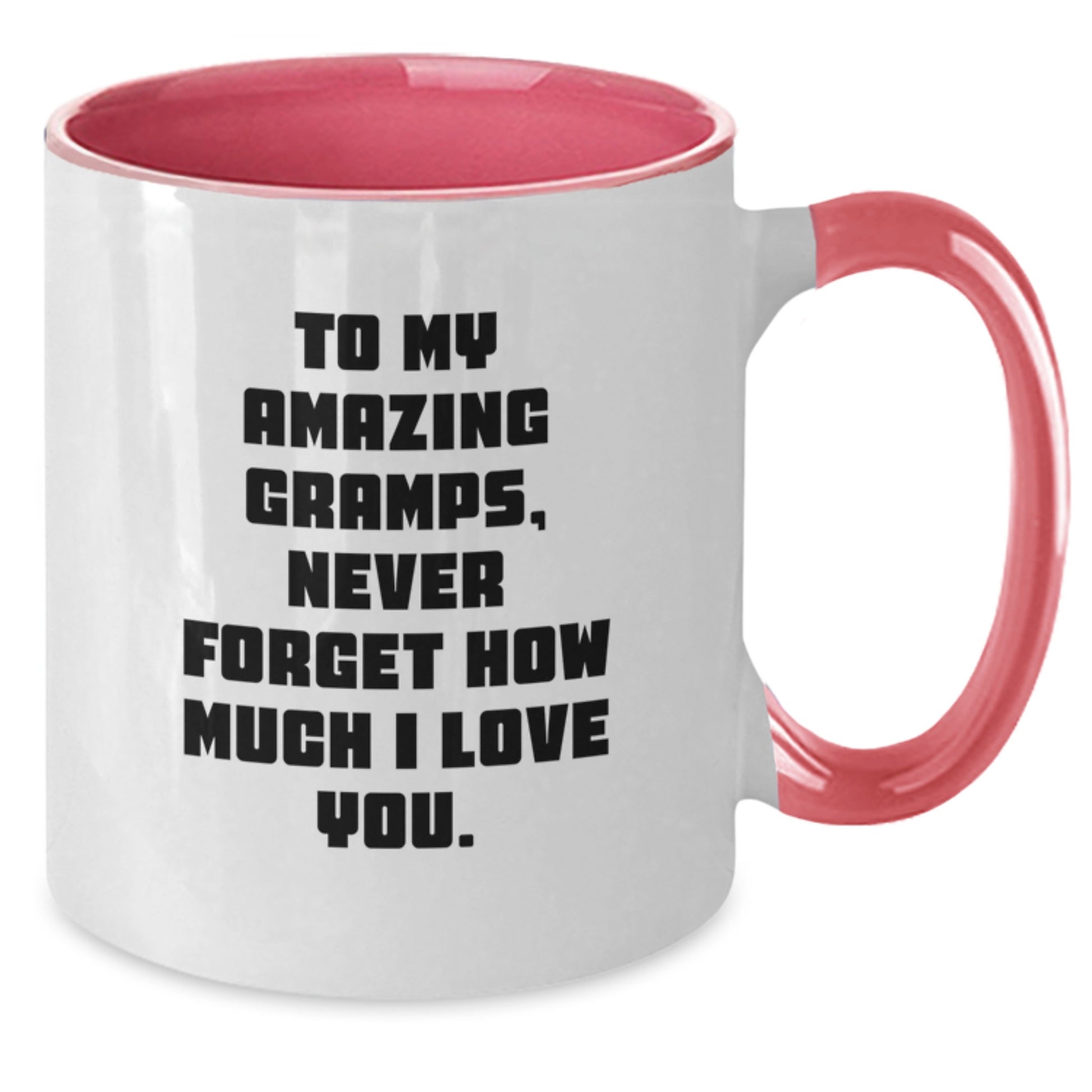 Funny Gramps Gifts from Family, Unique Two Tone Coffee Mugs for Gramps, Christmas Inspiration for Him - Additional