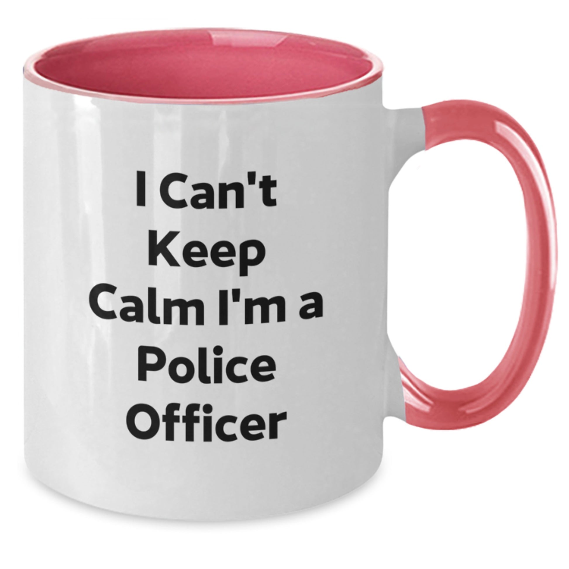 Funny Police Officer Gifts from Men to Police Officer Friend, I'm A Police Officer Christmas Unique Mugs for Police Officer Lovers, Two Tone Coffee Mug - Additional