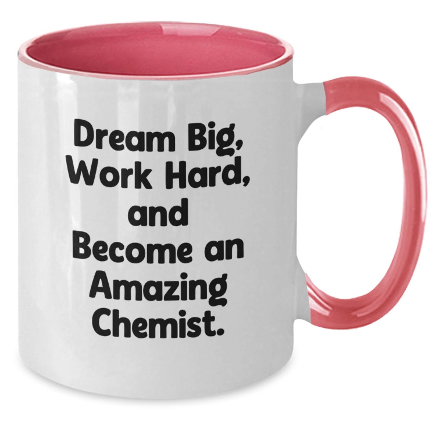 Funny Chemist Gifts, Work Hard Mugs, Dream Big, Two Tone Coffee Mugs for Chemist Birthday Unique Gifts from Friends, Coworkers, Family - Additional