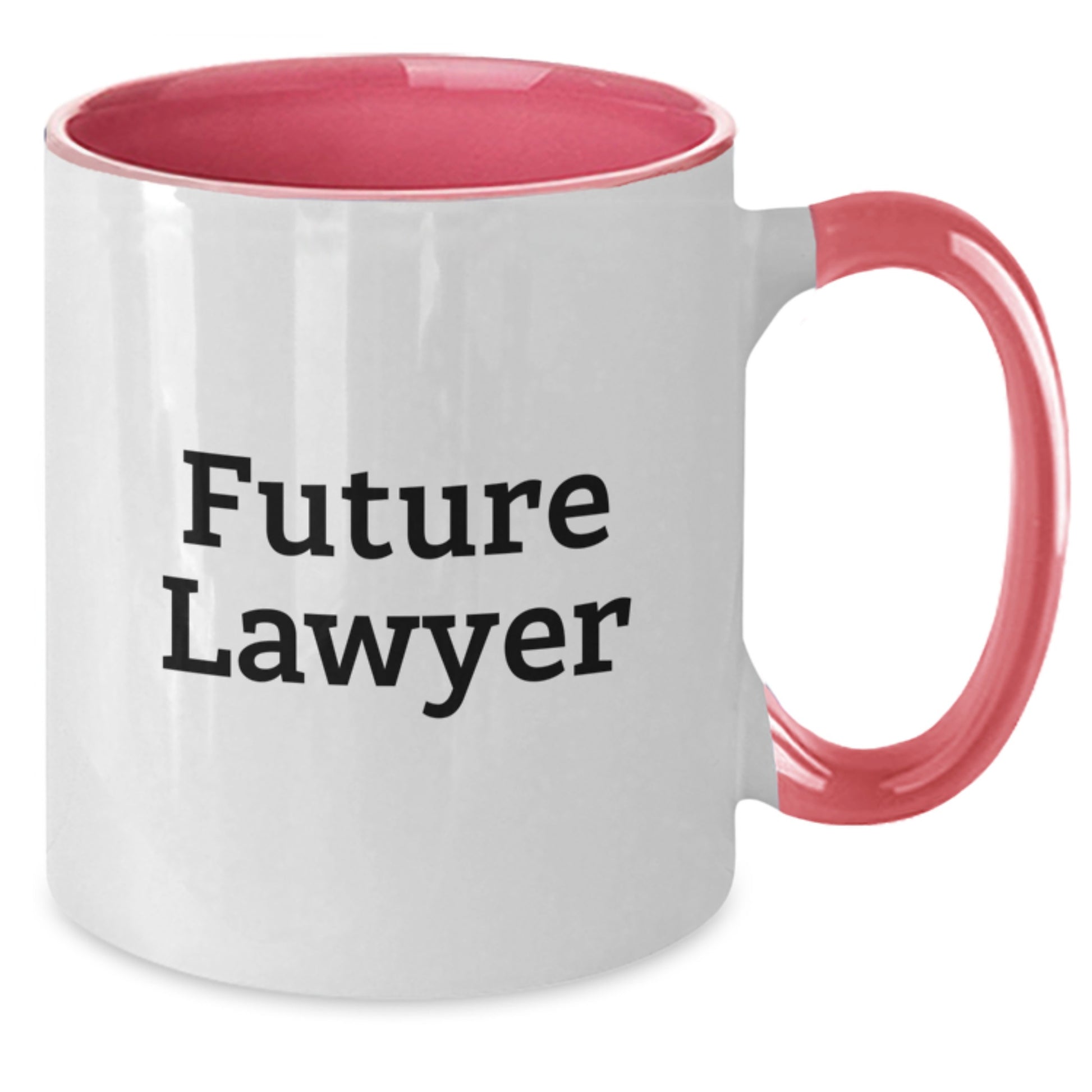 Funny Future Lawyer Coffee Mug Gifts for Men or Women from Friends, Coworkers, Family - Inspirational Quote Two Tone Birthday Unique Gifts - Additional