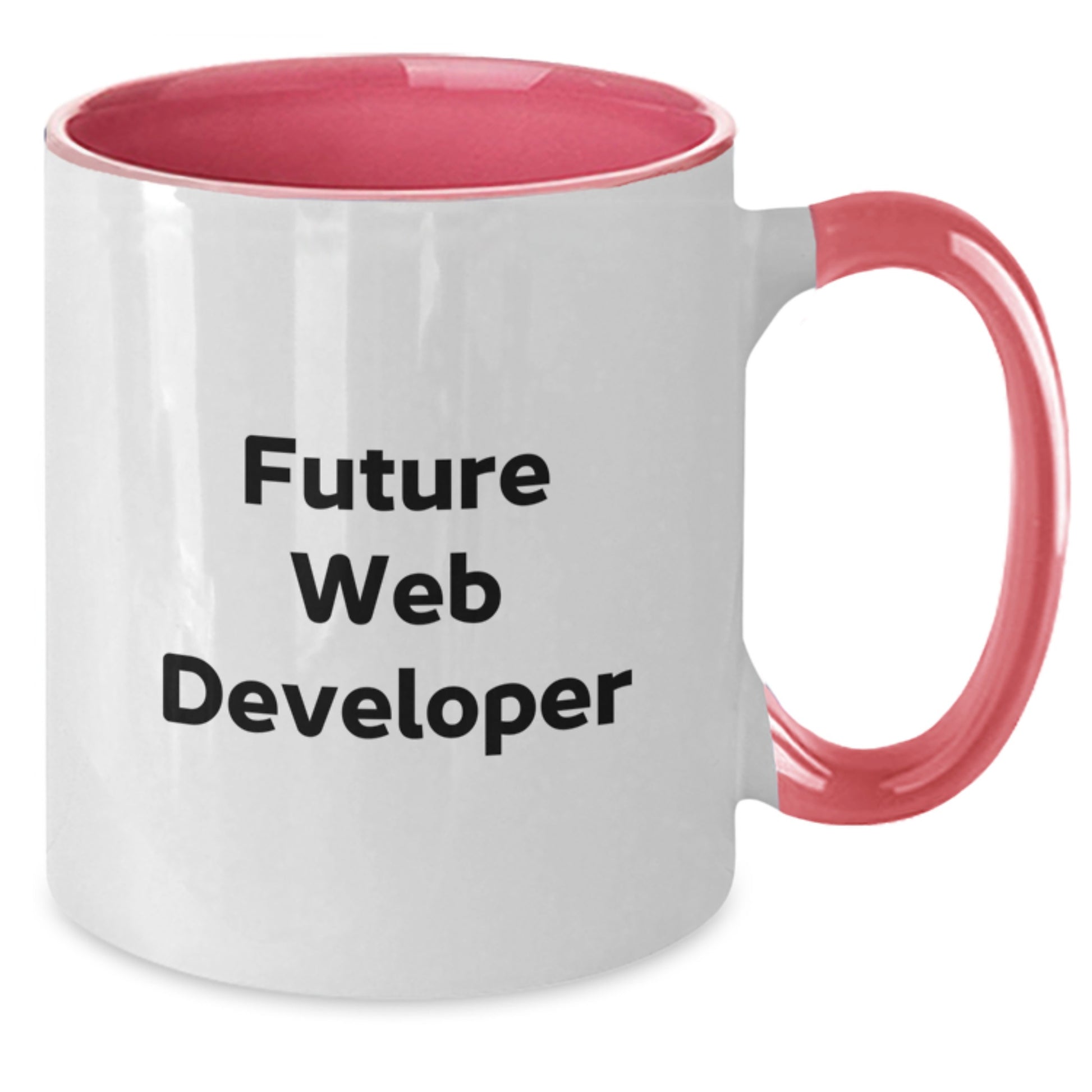 Funny Quote Gifts from Friends for Future Web Developer Two Tone Coffee Mug - Additional