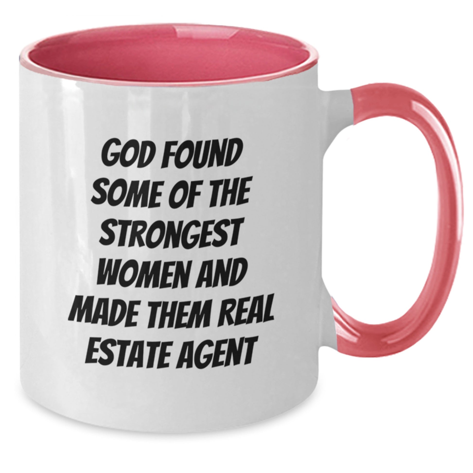 Funny Gifts from Women for Real Estate Agent Friends - Two Tone Coffee Mug with Real Estate Quote - Additional