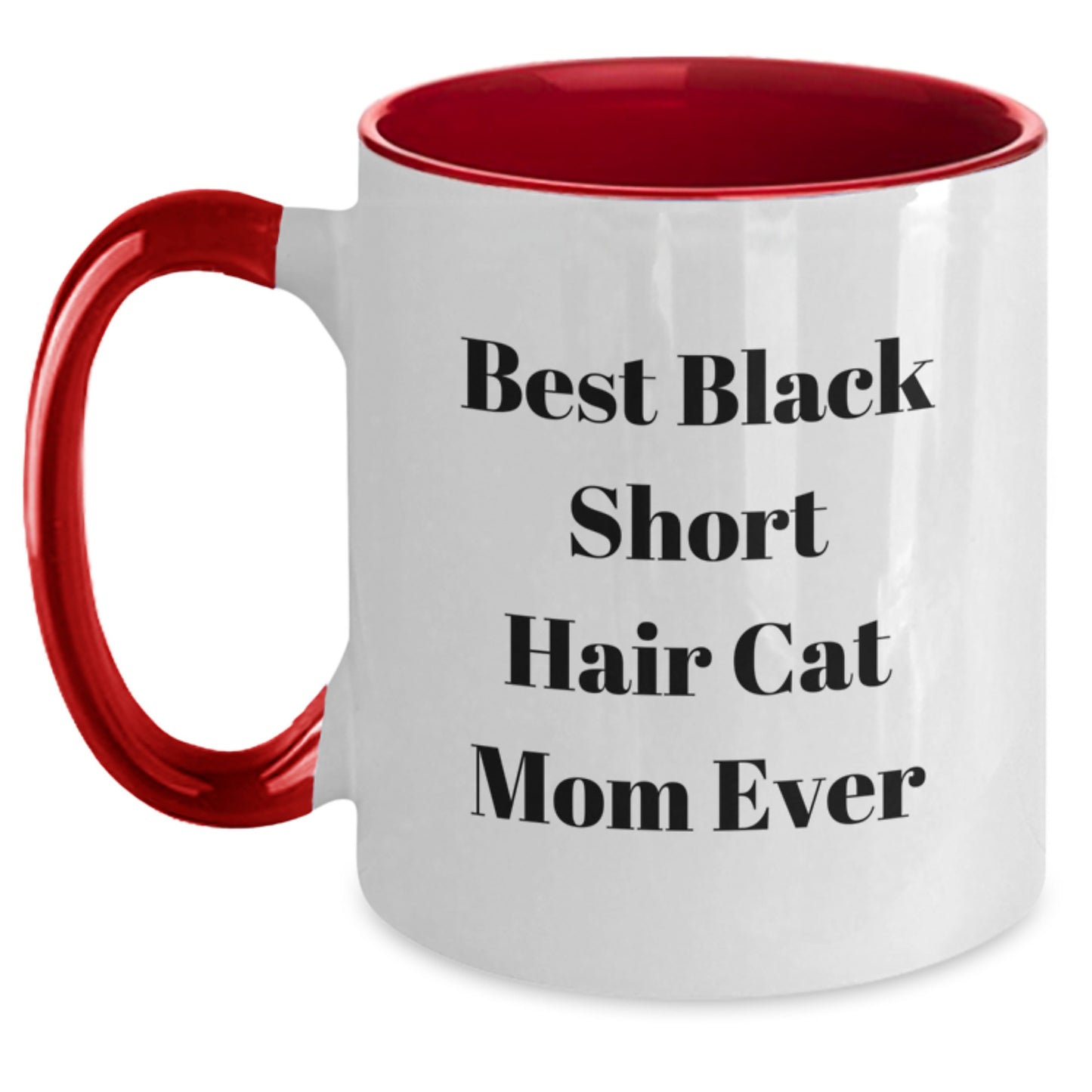 Funny Black Short Hair Cat Mom Gifts from Men to Friends for Birthday Unique Gifts - Main