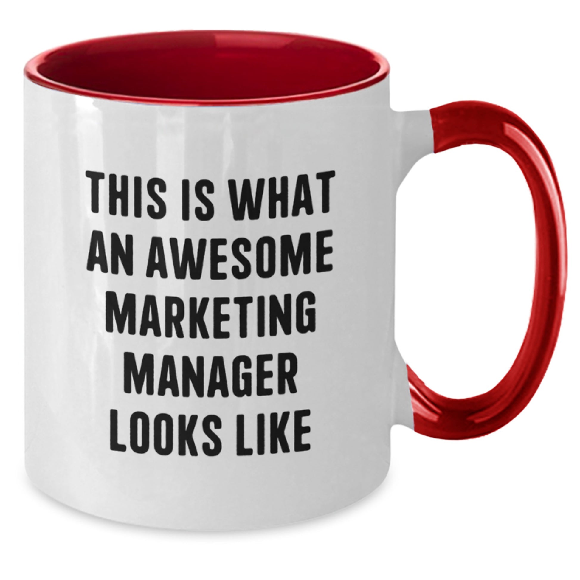 Funny Marketing Manager Gifts from Friends - This Is What An Awesome Marketing Manager Looks Like, Two Tone Coffee Mug for Birthday, Marketing Manager Appreciation - Additional