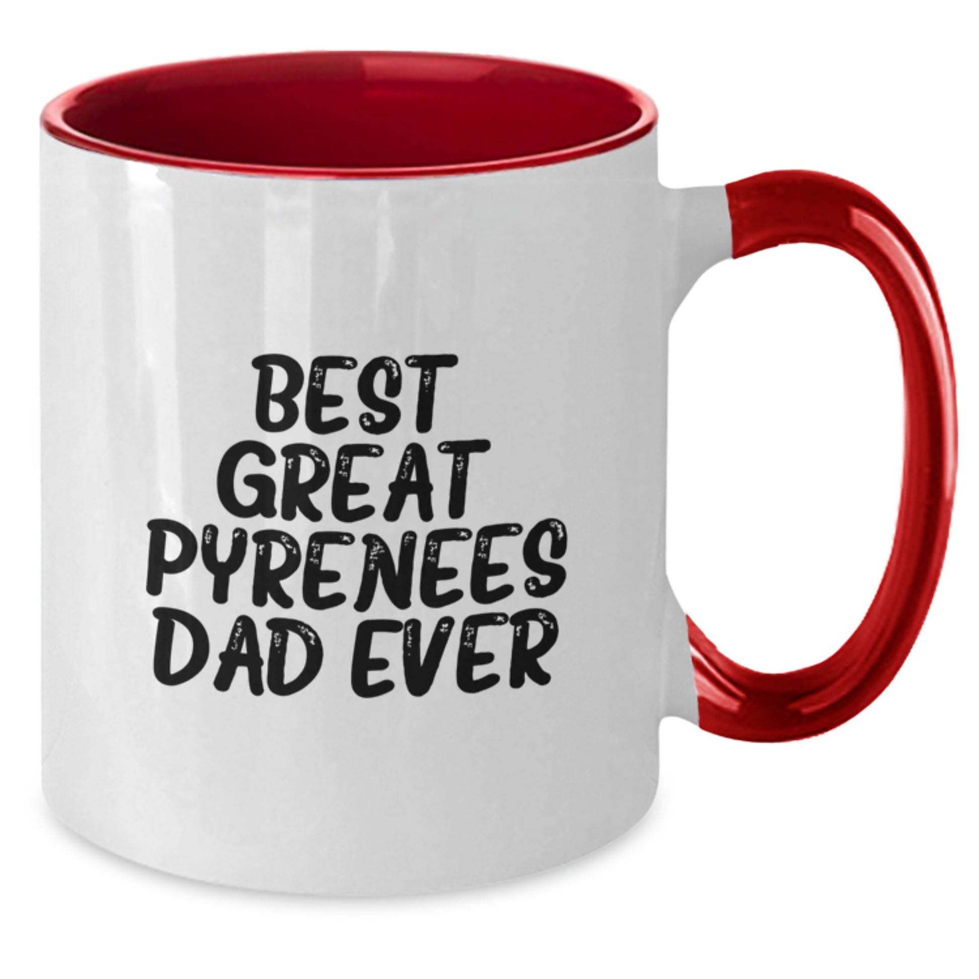 Great Pyrenees Dog Lovers Funny Quotes Gifts for Men from Family, Unique Graduation Presents, Two Tone Coffee Mug - Additional