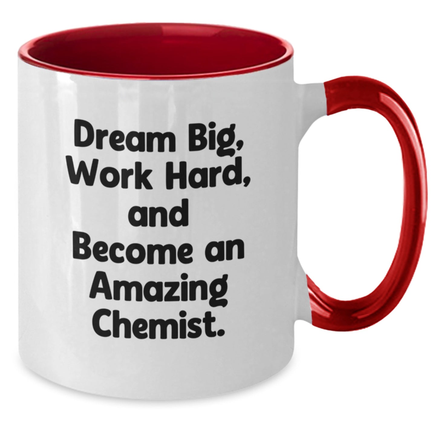 Funny Chemist Gifts, Work Hard Mugs, Dream Big, Two Tone Coffee Mugs for Chemist Birthday Unique Gifts from Friends, Coworkers, Family - Additional