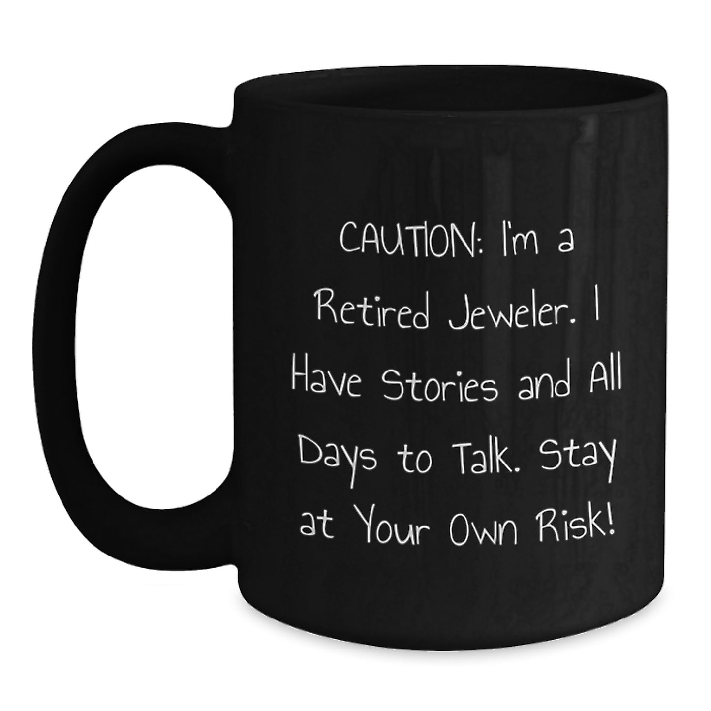 Funny Jeweler Gifts from Men to Friends - Black Coffee Mug for Christmas Unique Ideas - Main
