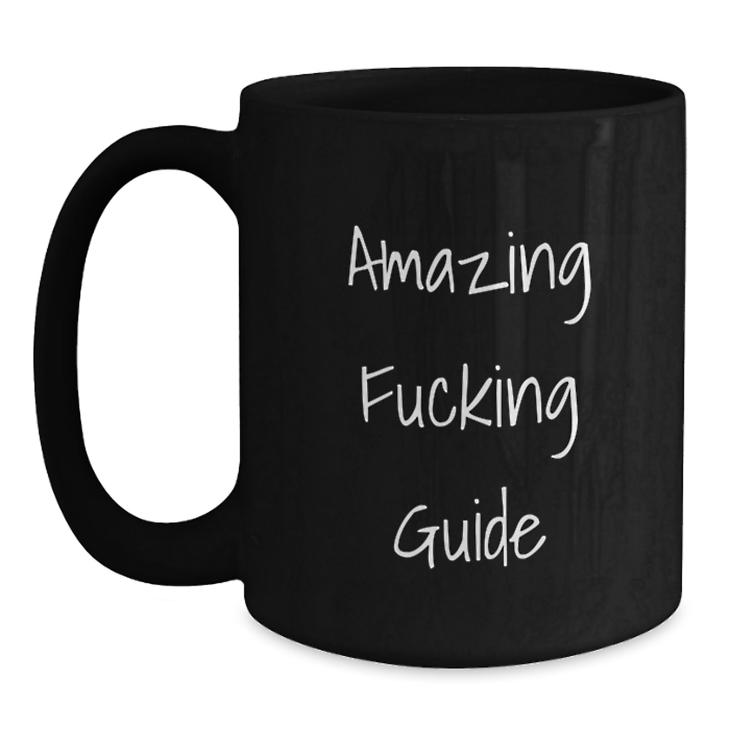 Funny Guide Gifts from Men to Guide Lovers - Black Coffee Mug for Christmas Unique Gifts - Main