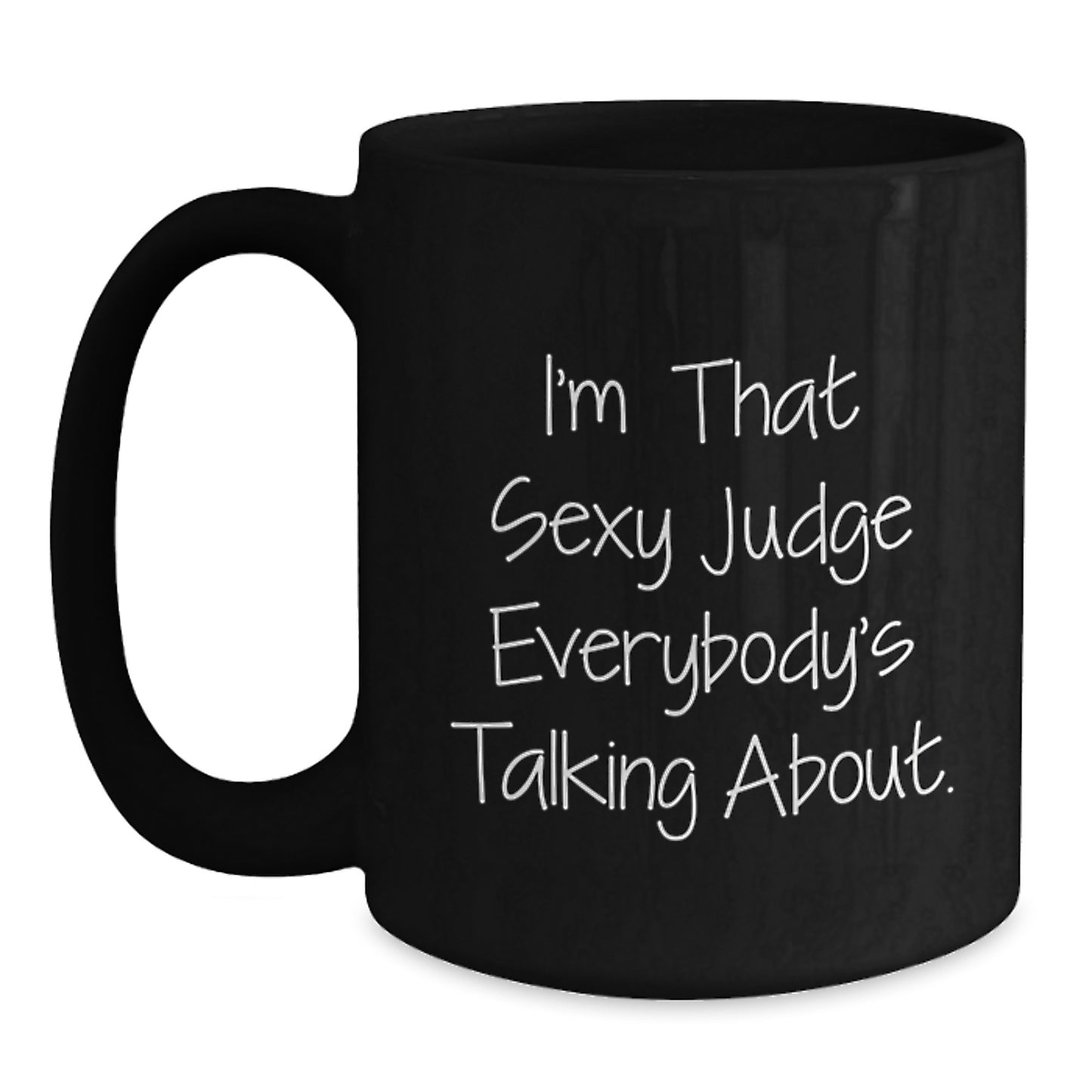 Judge Gifts for Men and Women - Funny Black Coffee Mug for Friends and Family - Christmas Unique Gifts from Lover - Main