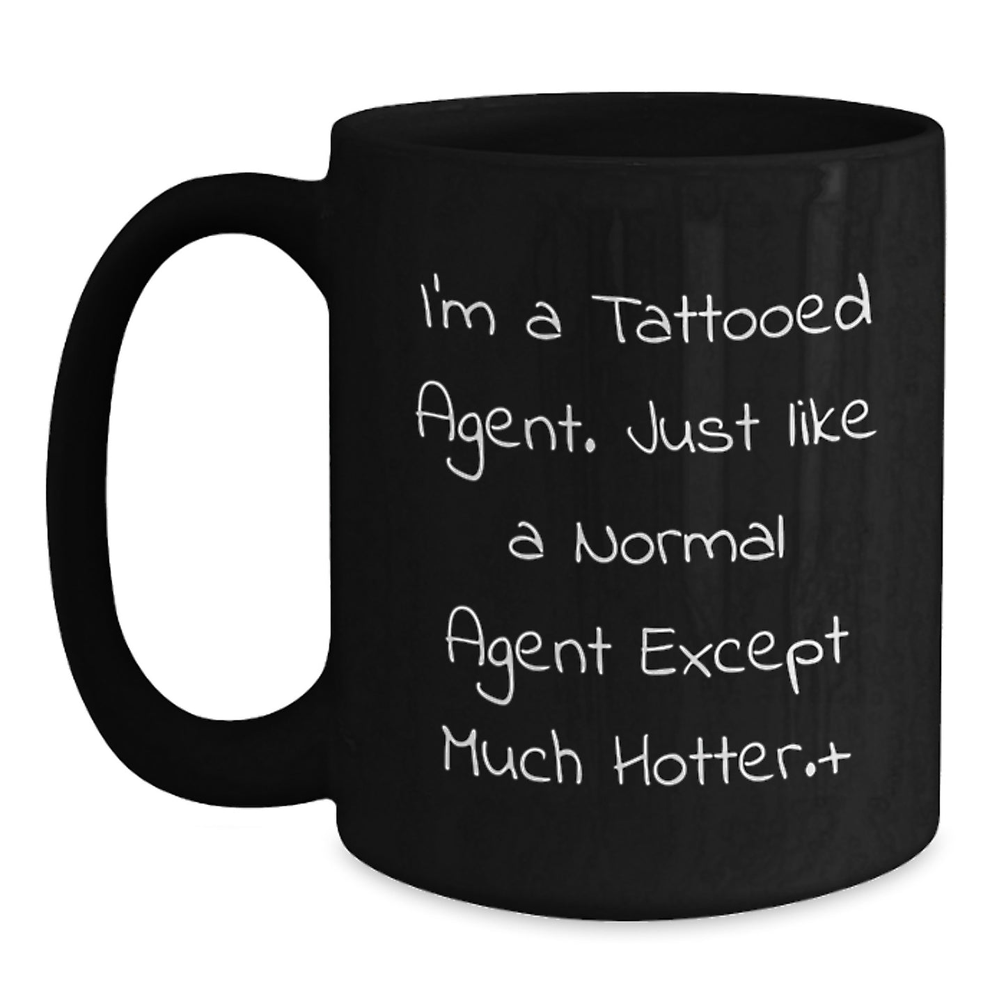 Funny Agent Quotes Black Coffee Mugs, Gifts from Friends to Agent, Unique Christmas Unique Gifts for Agents Men - Main