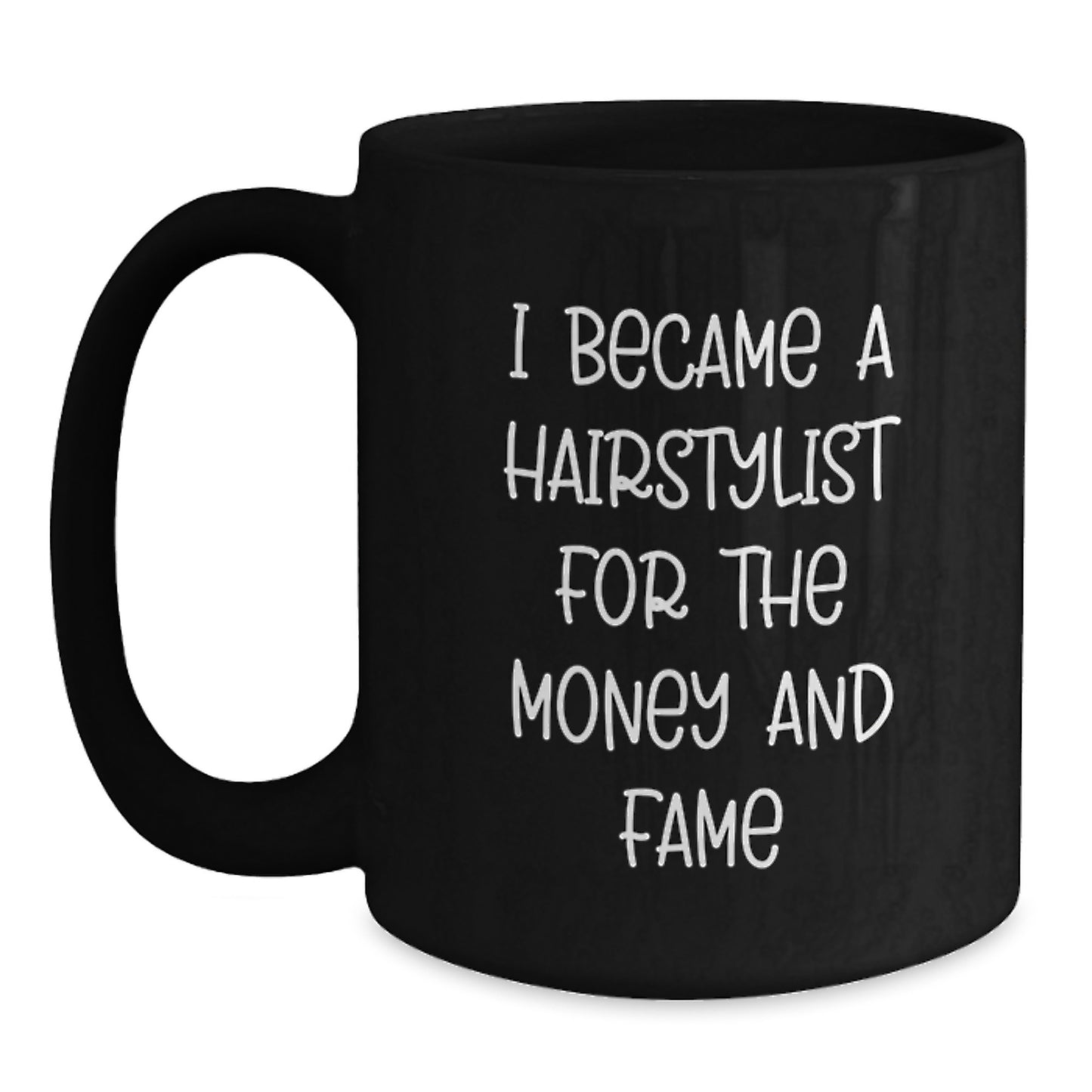 Funny Hairstylist Gifts from Men - Unique Christmas Memorable Presents for Hairstylists Friends and Family - Funny Quote Black Coffee Mug - Main