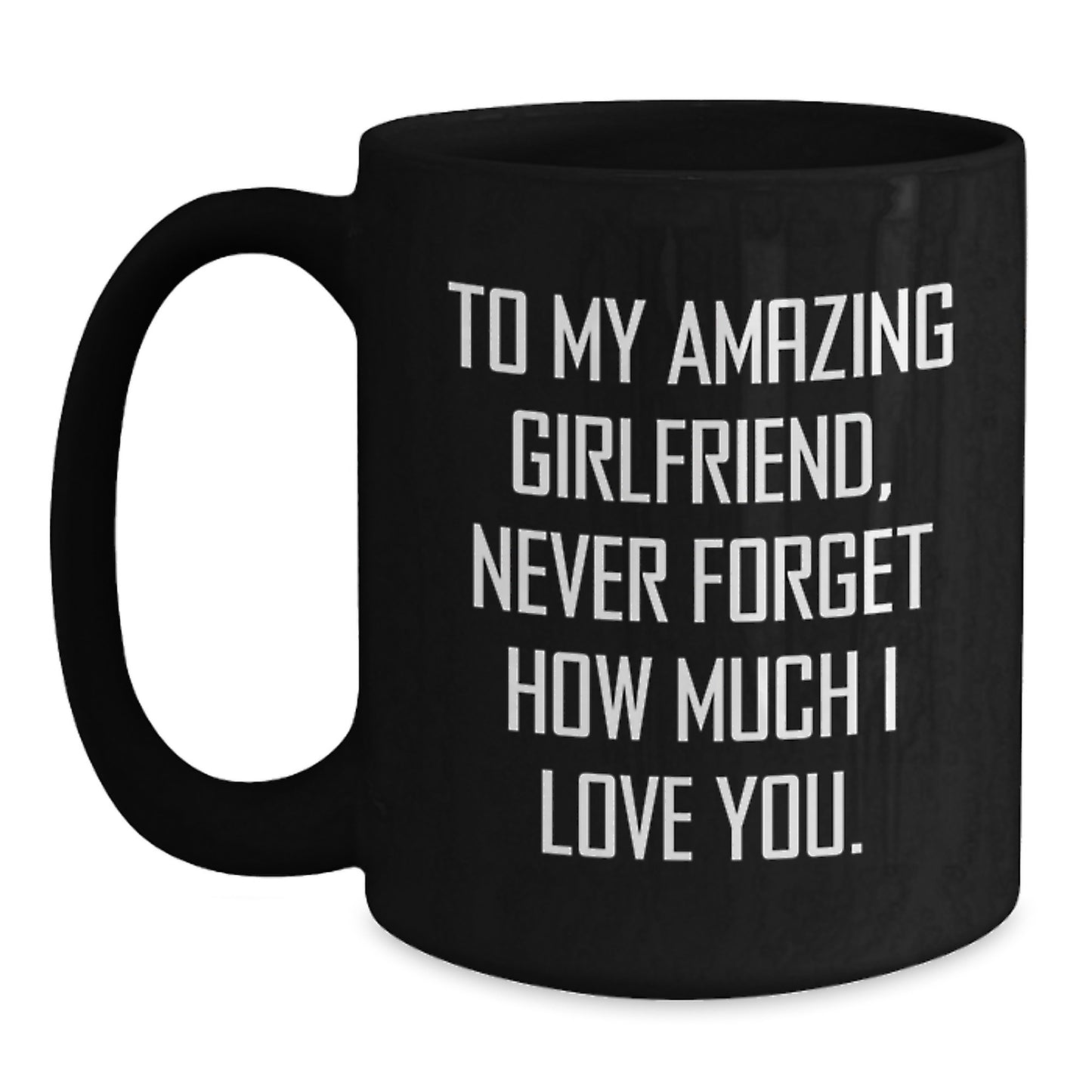 Funny Sweetheart Gifts from Men for Christmas Unique Mugs To My Amazing Sweetheart Never Forget How Much I Love You - Main