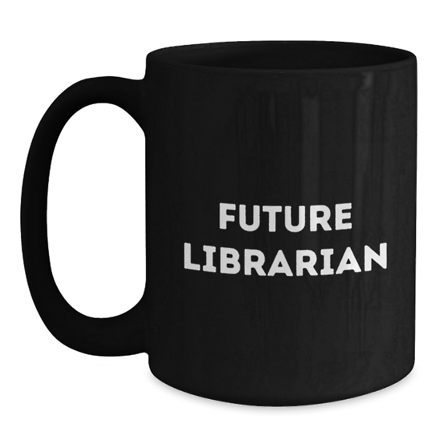 Funny Librarian Gifts for Friends, Unique Black Coffee Mug Quote, Gifts from Coworkers, Holiday Season - Main