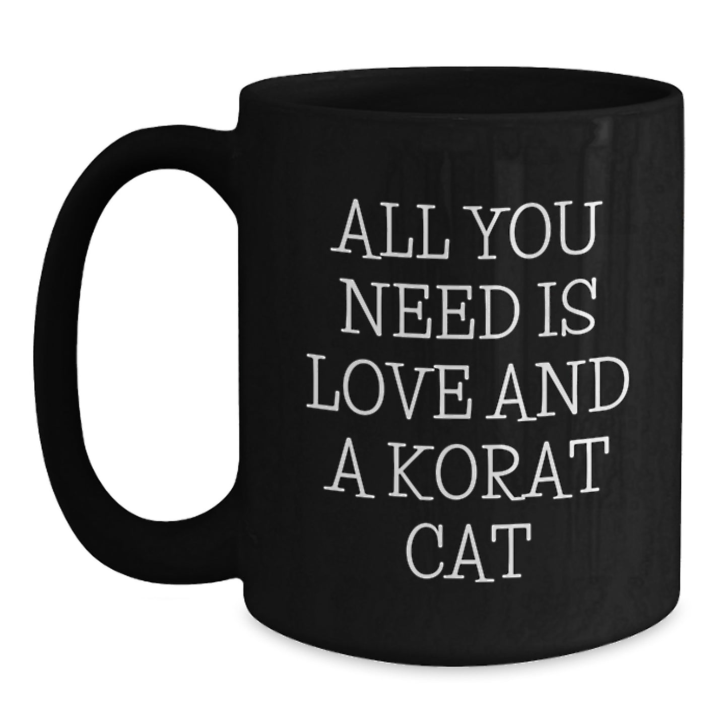 Korat Cat Lovers Gifts Funny Black Coffee Mugs From Family To Friends For Birthday - Main