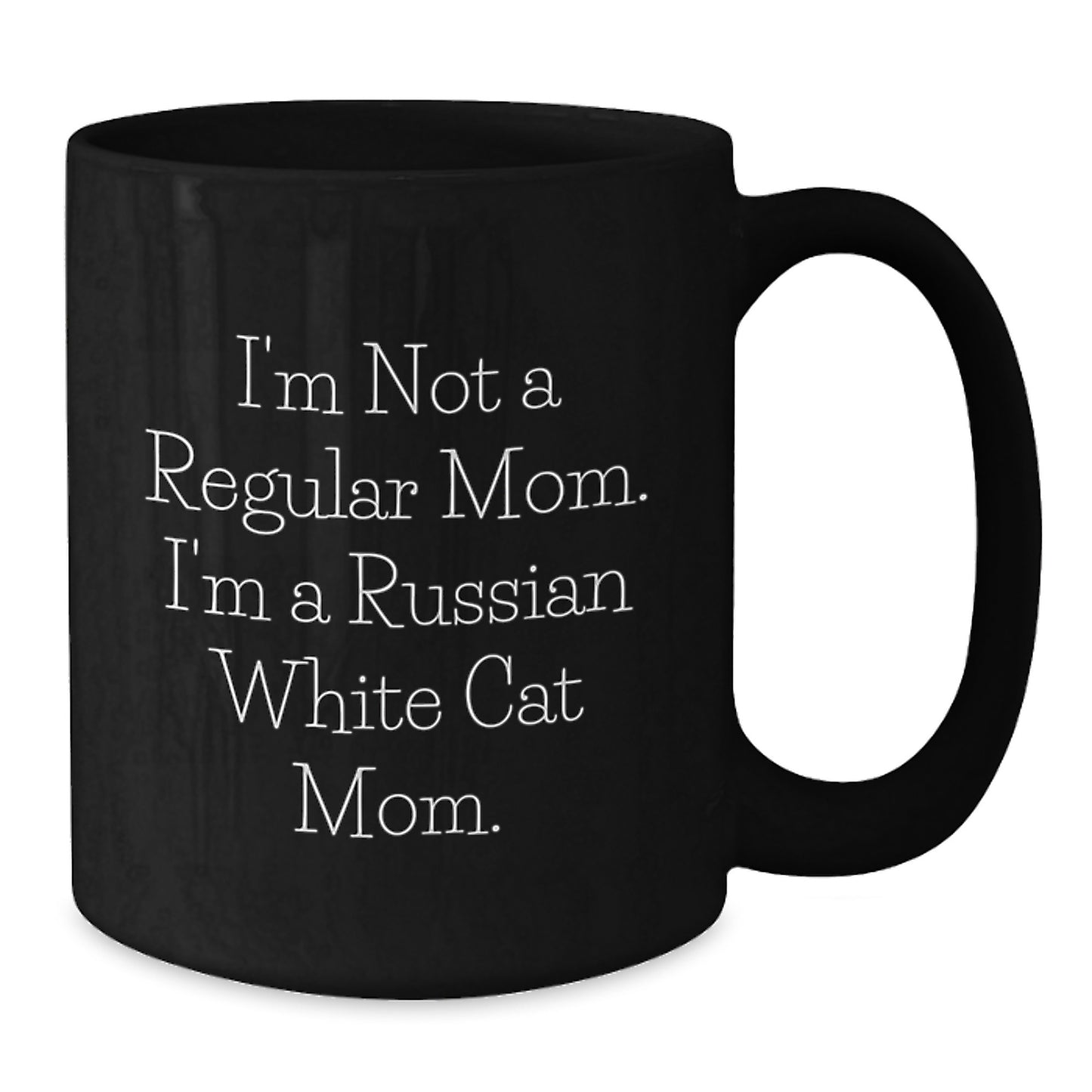 Funny Russian White Cat Mom Gifts for Russian White Cat Lovers - Birthday Unique Gifts from Friends and Family - Additional