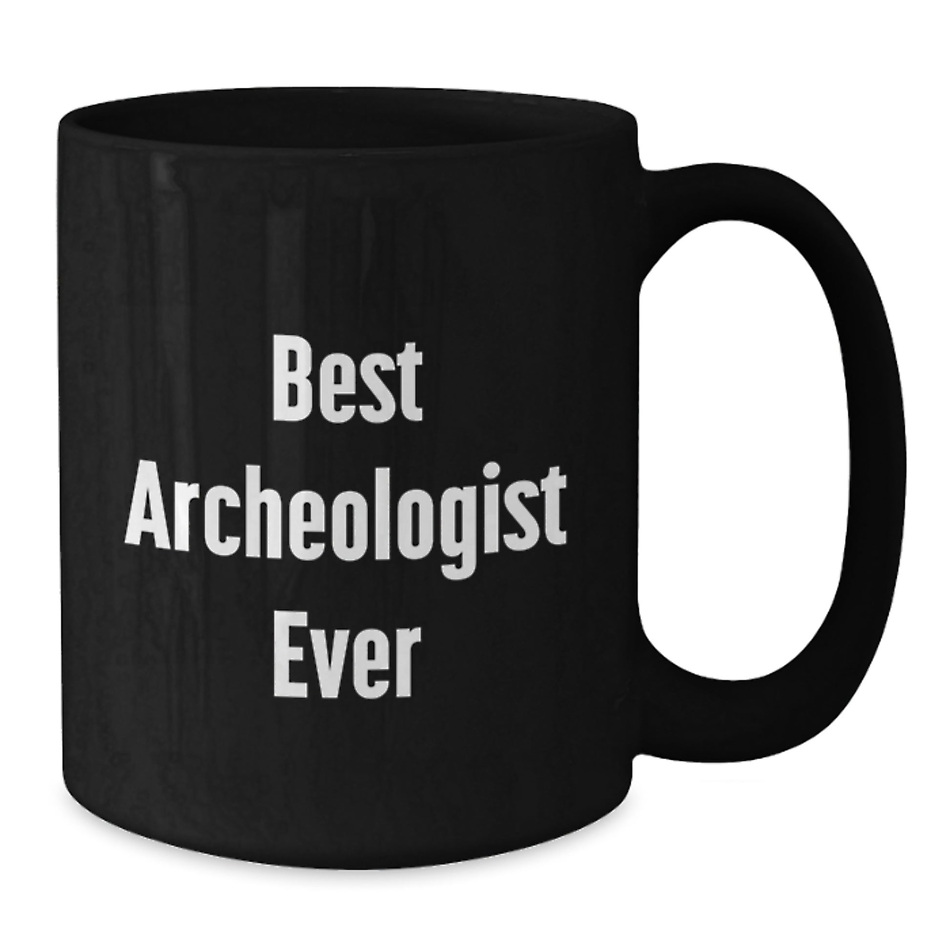 Funny Archeologist Gifts for Friends from Men, Best Archeologist Ever Black Coffee Mug, Christmas Unique Presents - Additional