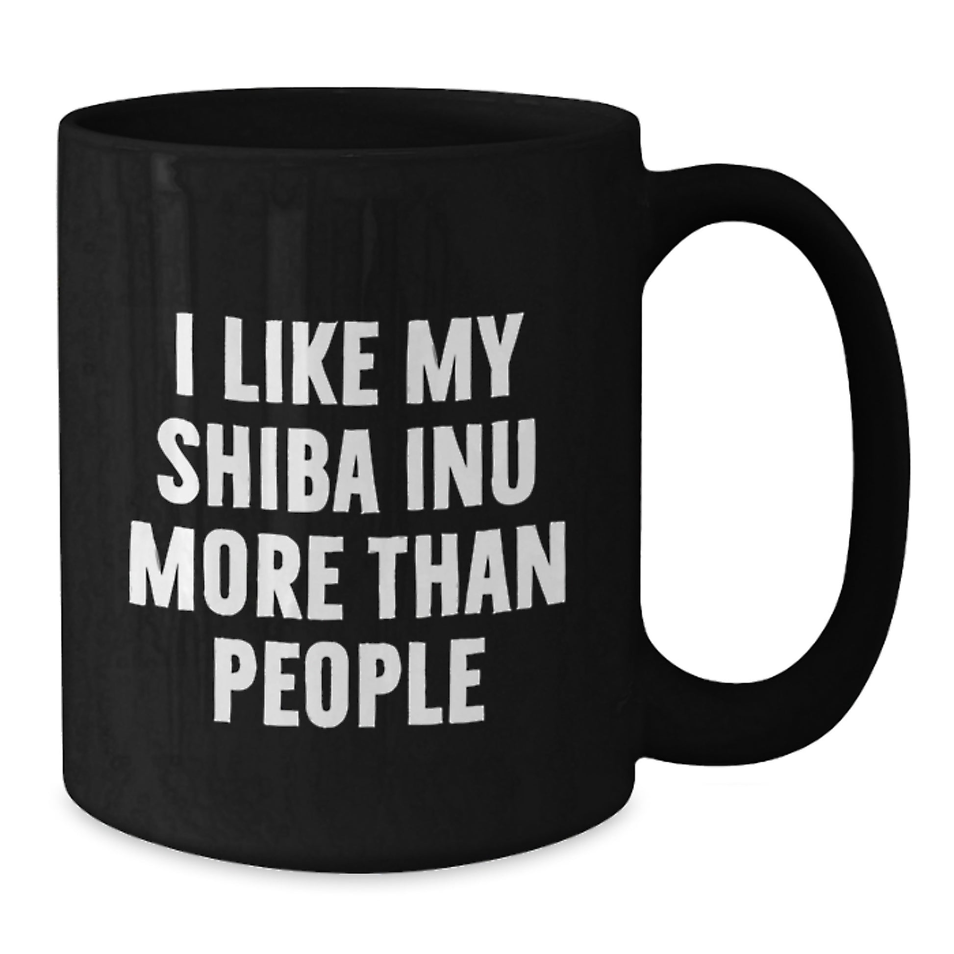 Shiba Inu Dog Lovers More Than People Funny Gifts from Friends to Family Birthday Unique Coffee Mugs - Additional