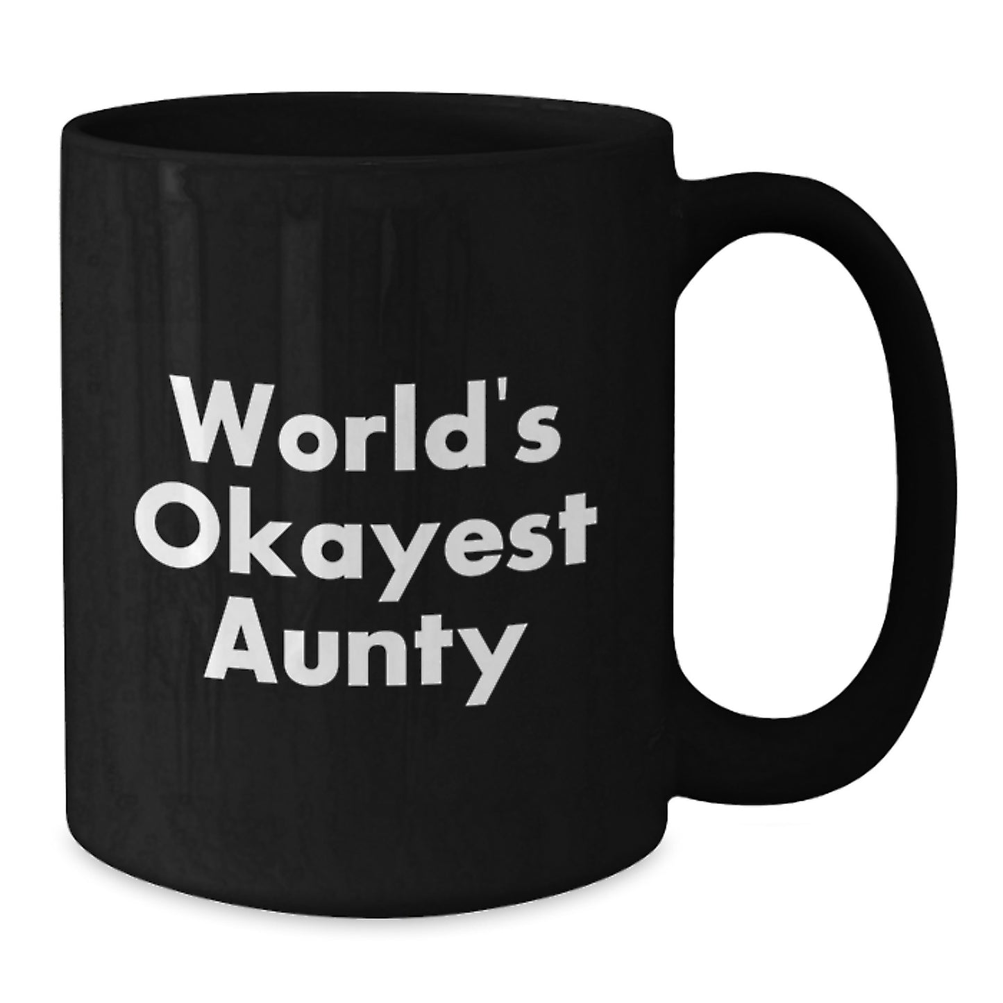 Funny World's Okayest Aunty Gifts for Aunty from Family at Christmas Unique Gifts - Additional