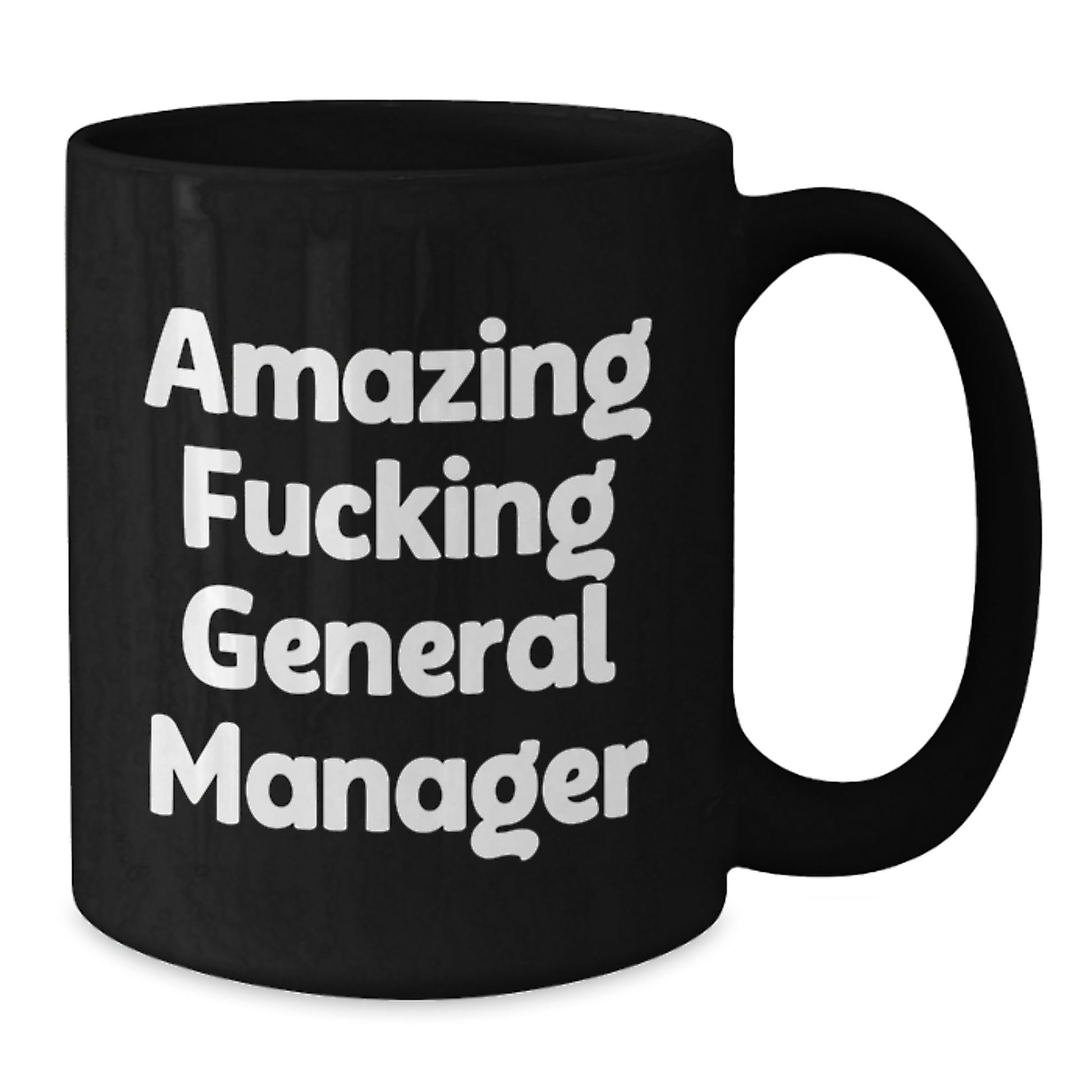 Funny Christmas Unique Gifts for General Managers, General Manager Quotes Black Coffee Mug, Gifts from Friends to General Managers - Additional