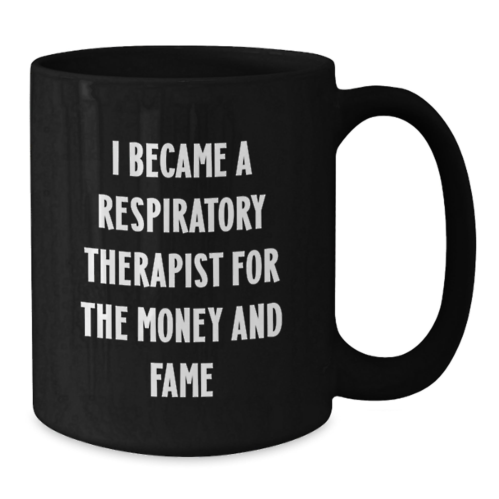 Funny Respiratory Therapist Gifts, Unique Mugs for Respiratory Therapist Enthusiasts, Black Coffee Mug, Christmas Unique Gifts from Friends to Respiratory Therapist - Additional