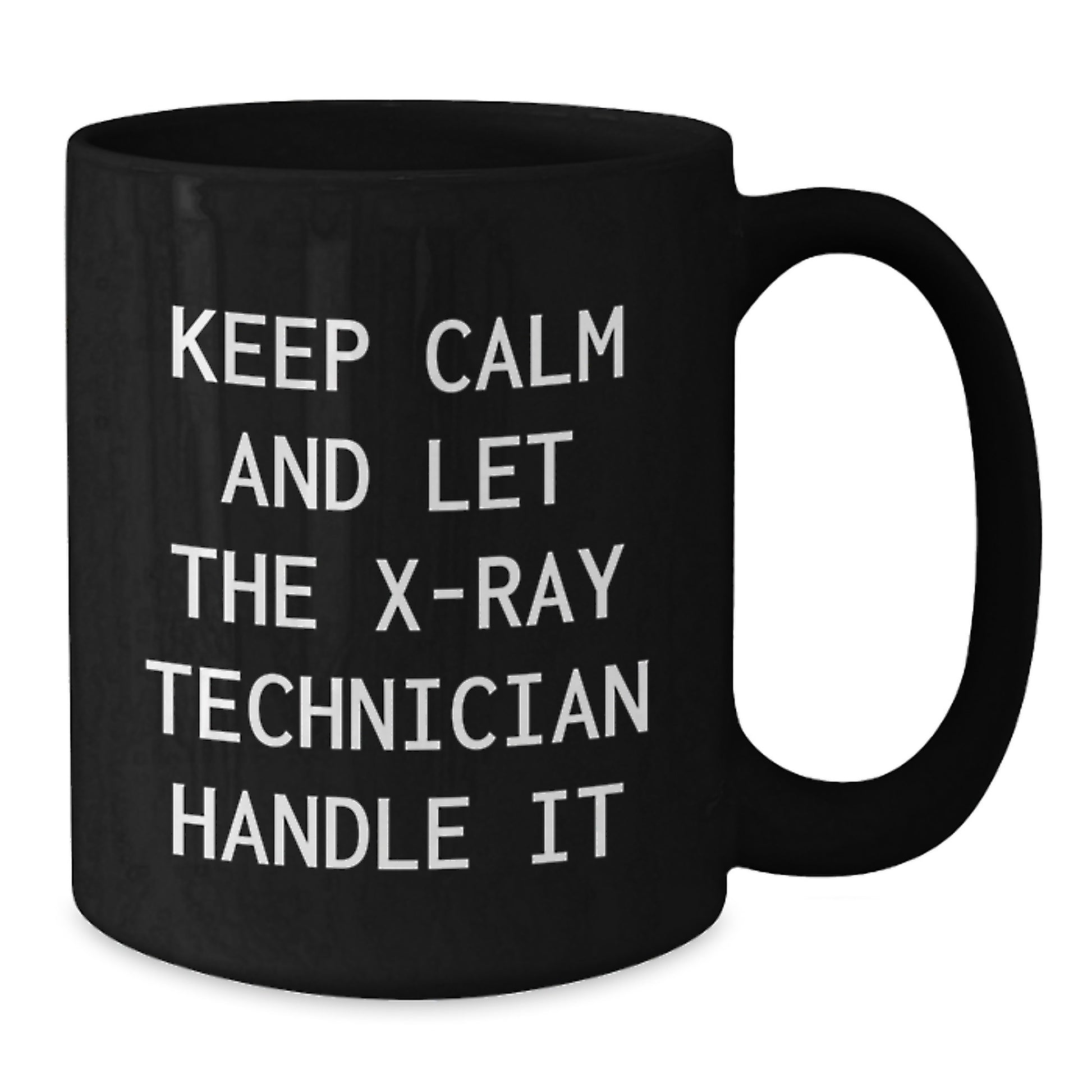 X-Ray Technician Christmas Unique Gifts from Friends, Funny X-Ray Tech Mug, Black Coffee Mug for Men, Women, Coworkers, Family and Friends - Additional