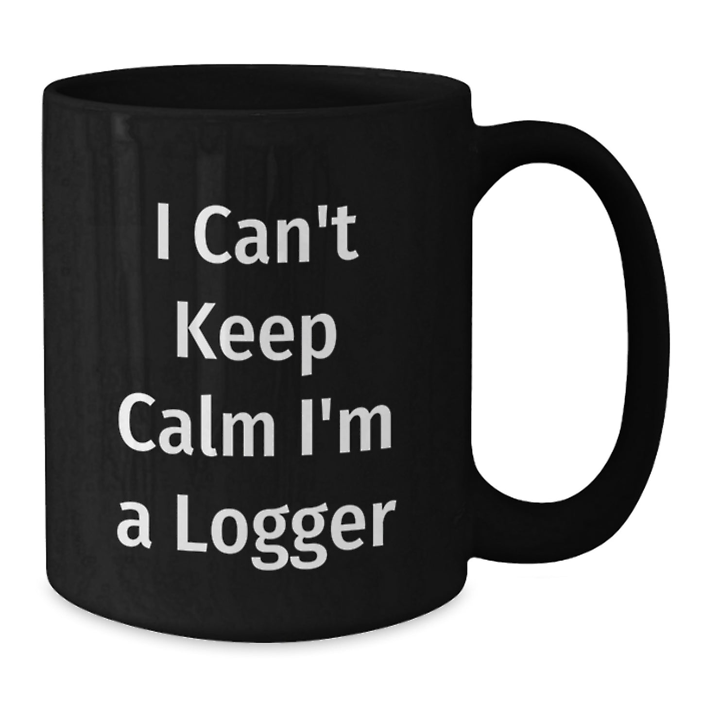 Funny Logger Black Coffee Mug Gifts from Friends and Family for Christmas - Additional