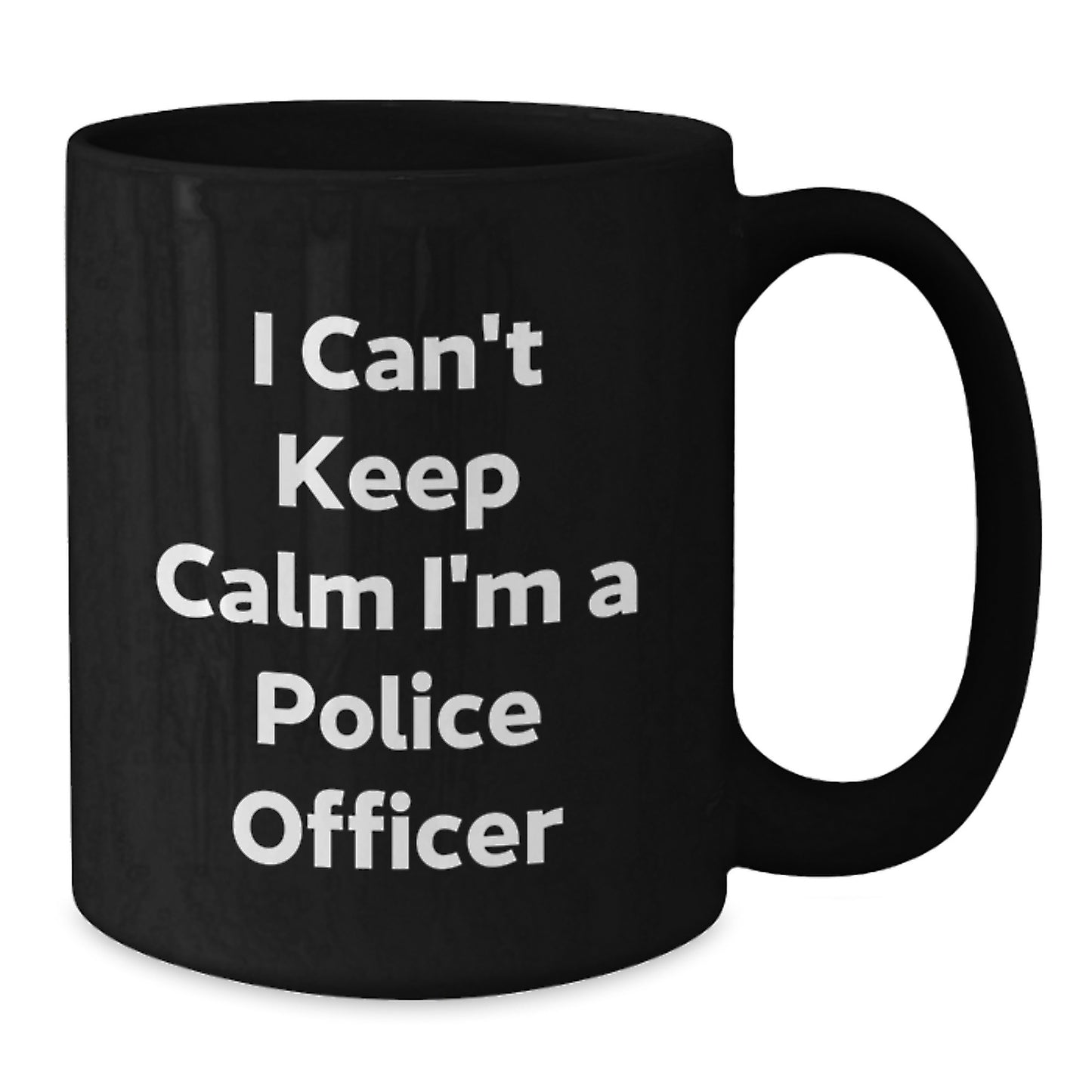 Funny Police Officer Gifts for Him on Christmas Unique Black Coffee Mugs from Friends - Additional